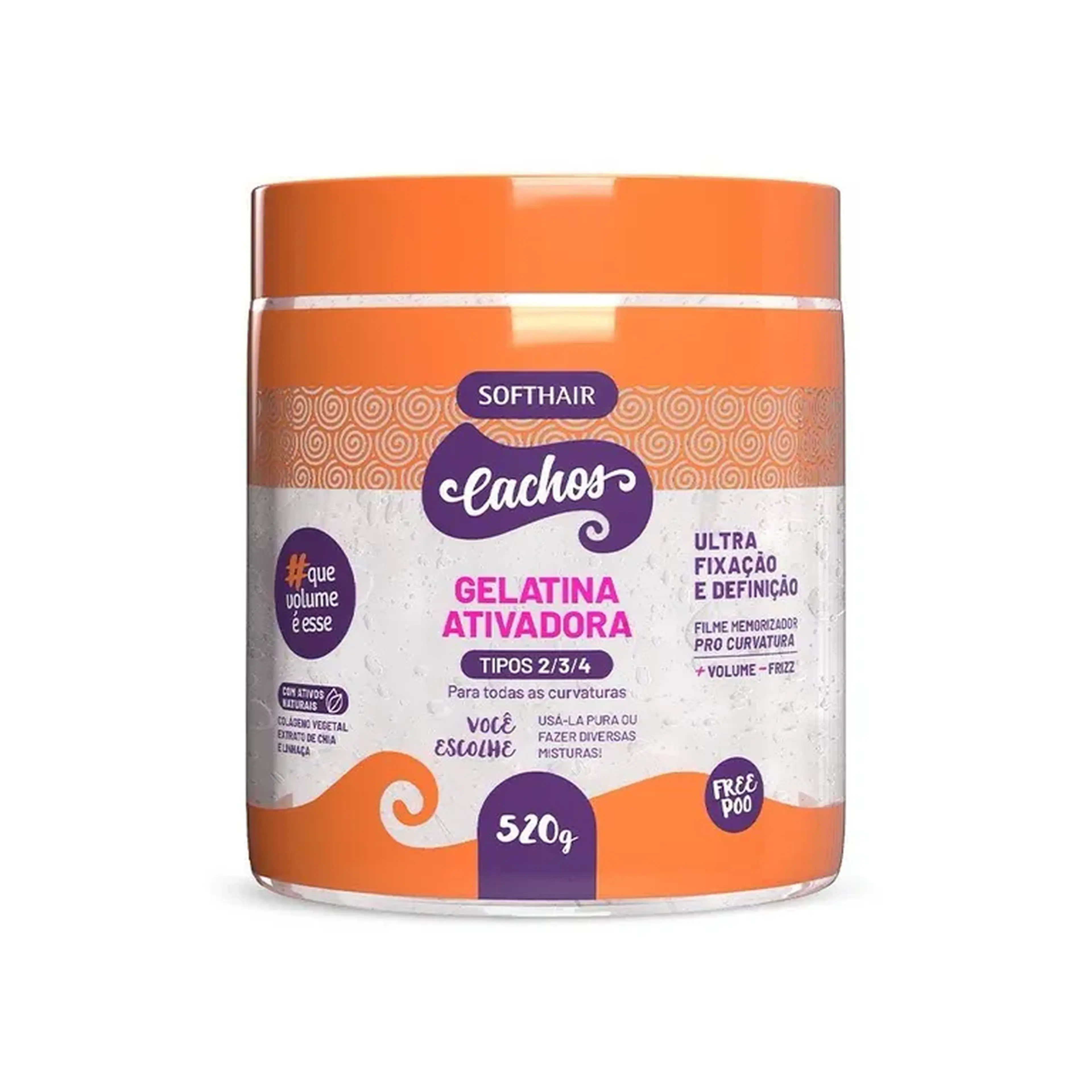 Gelatina Ativadora Soft Hair 520g imagem