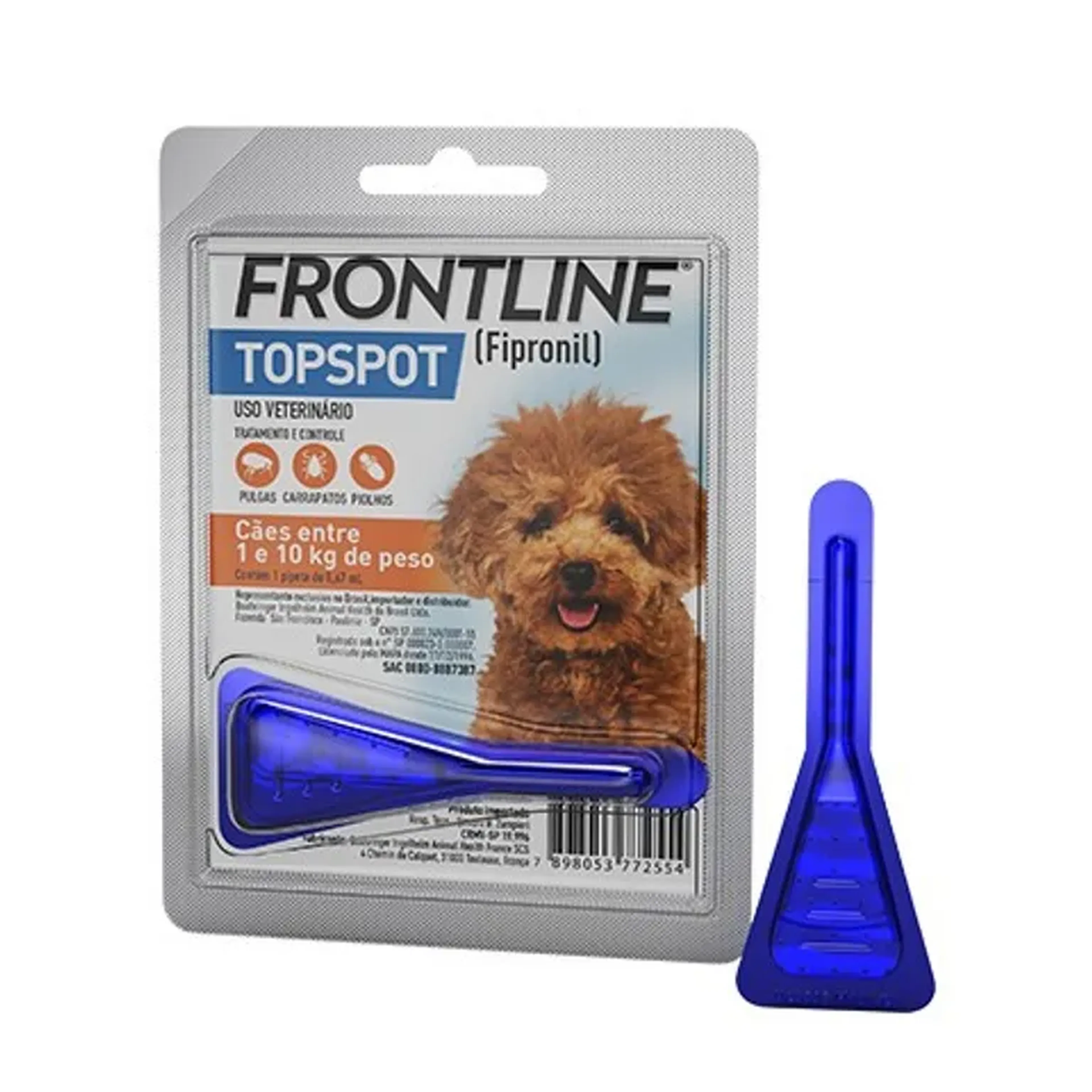 Frontiline Topspot cães 01 a 10 Kg imagem