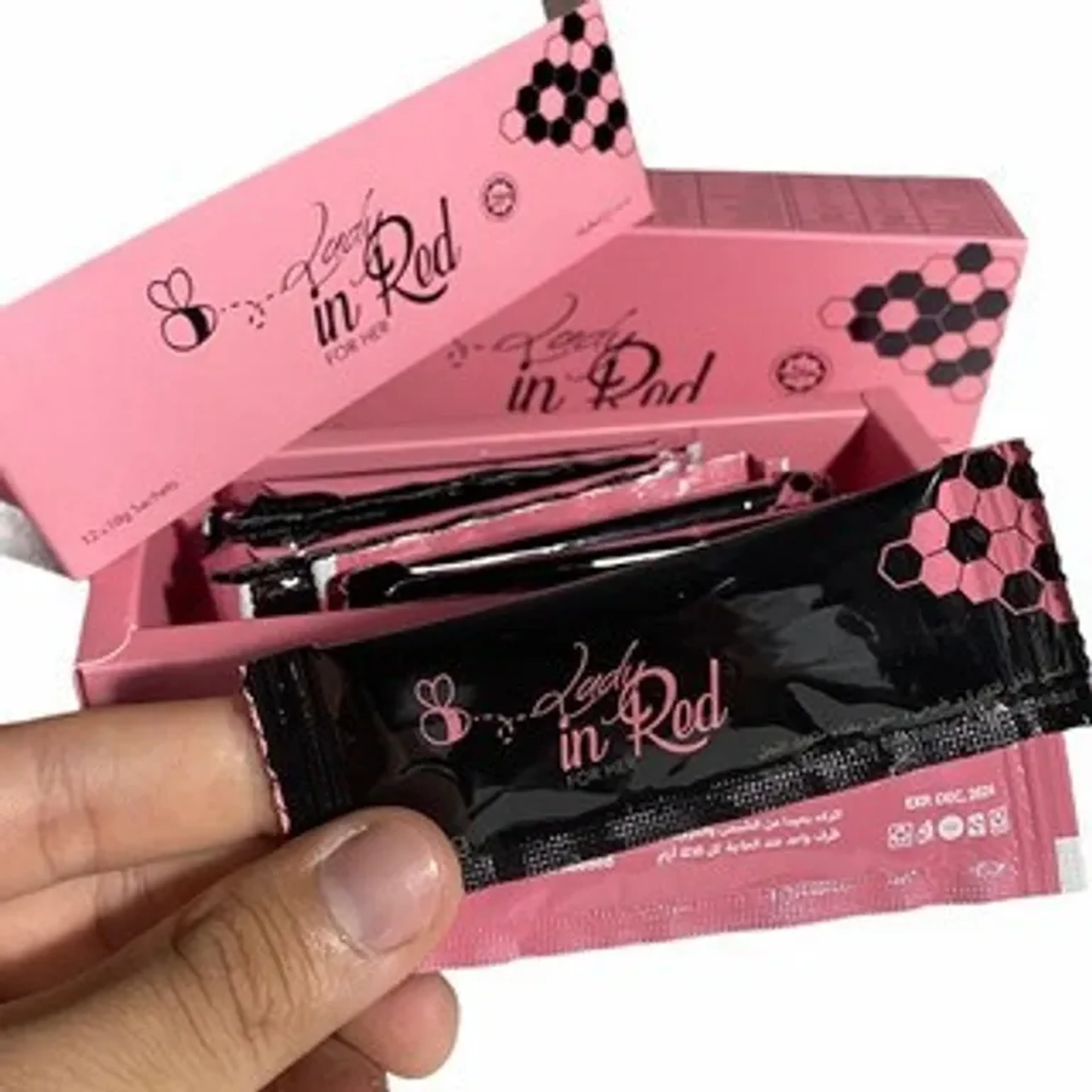 01 UNIDADE IN RED ESTIMULANTE FEMININO SACHÊ 10G imagem