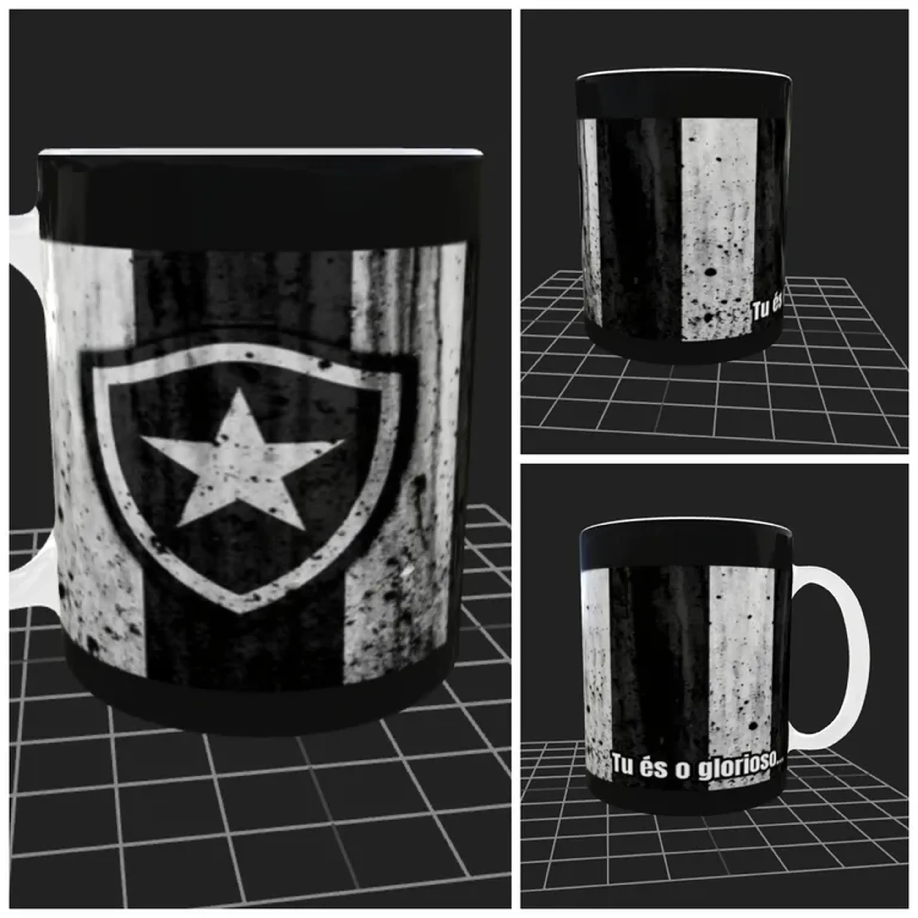 Caneca Chopp Botafogo Tu És Glorioso 325ml Vidro + Caixa imagem