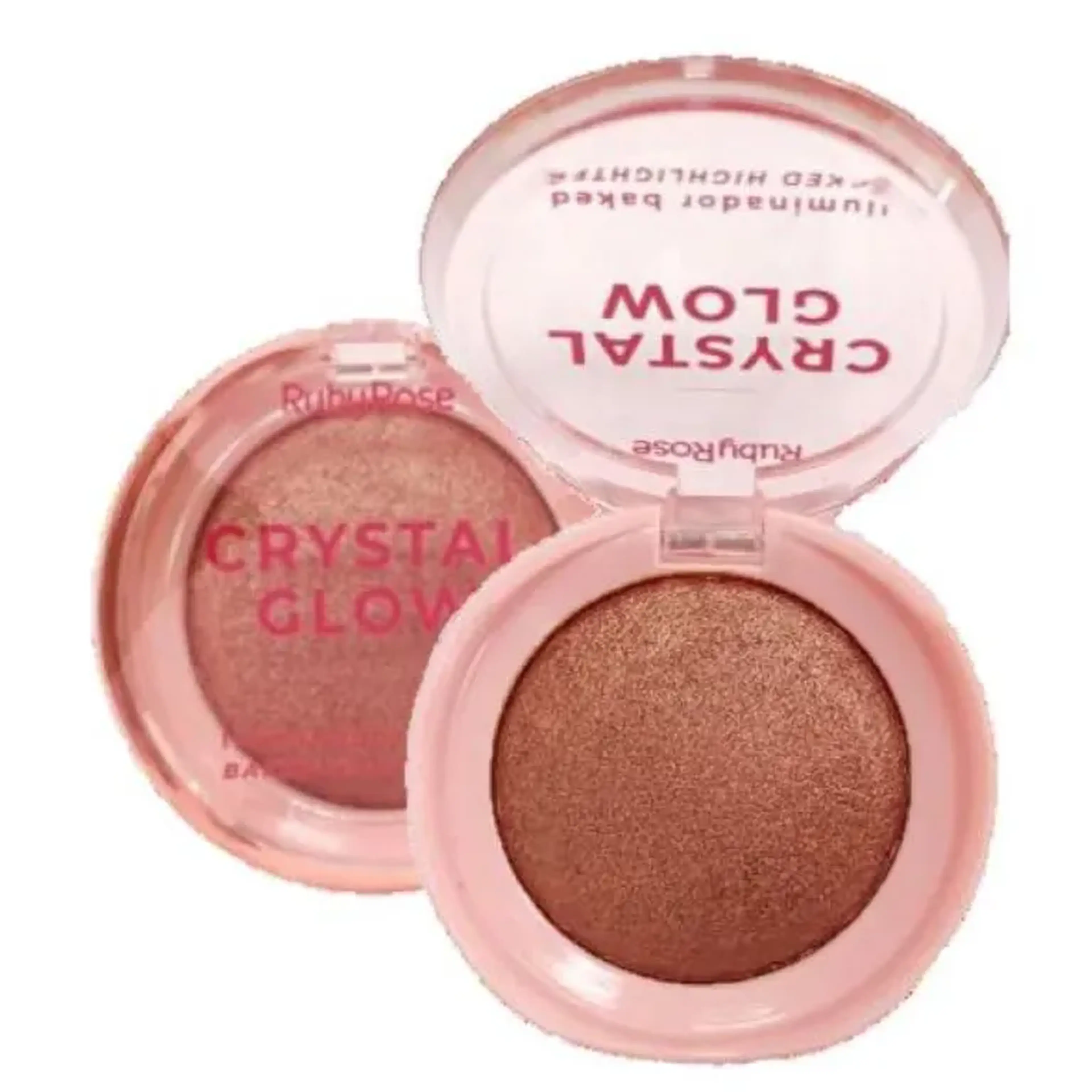 Crystal Glow Iluminador Baked - Bronze Bliss - Ruby Rose imagem