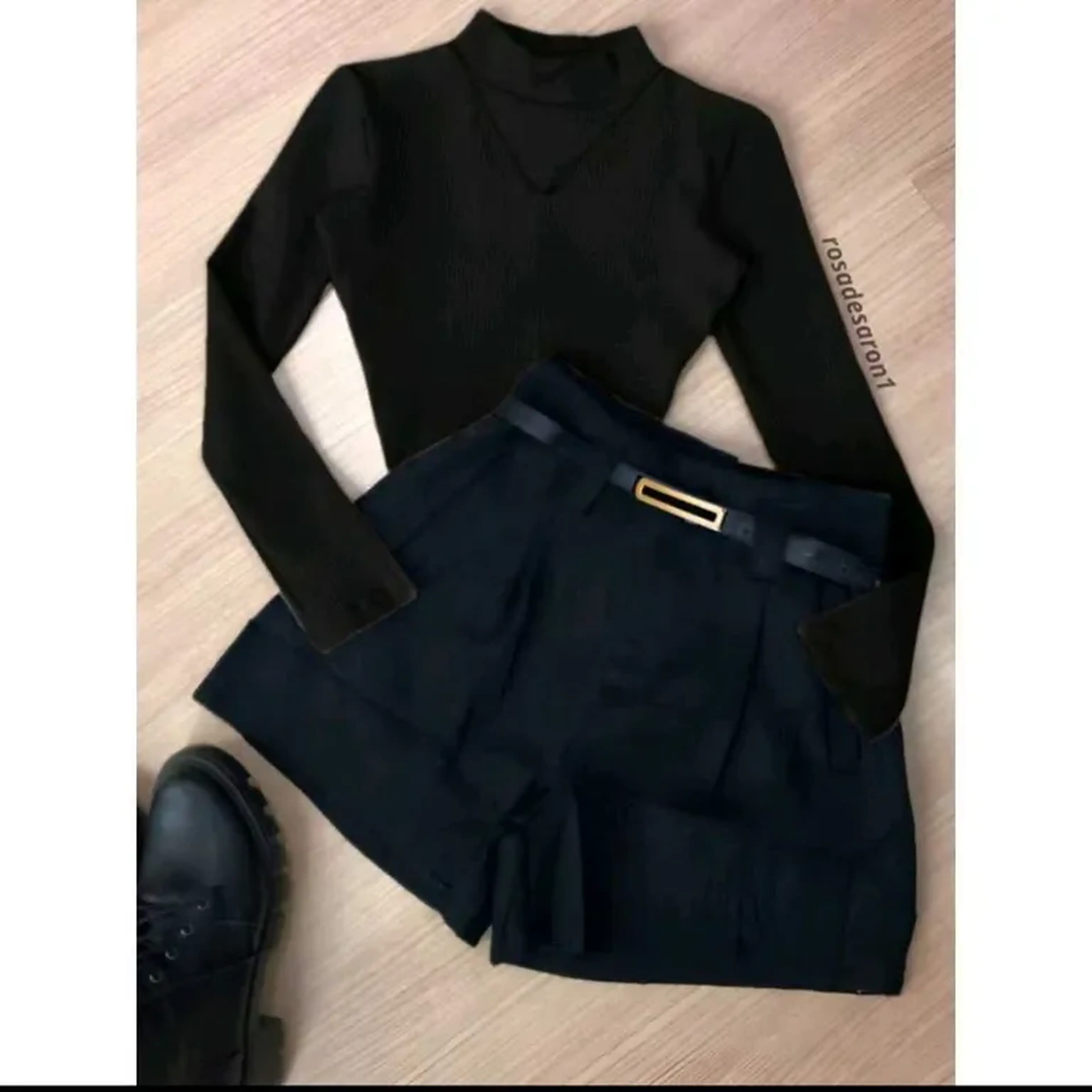 Conjunto Bory + Short alfaiataria imagem