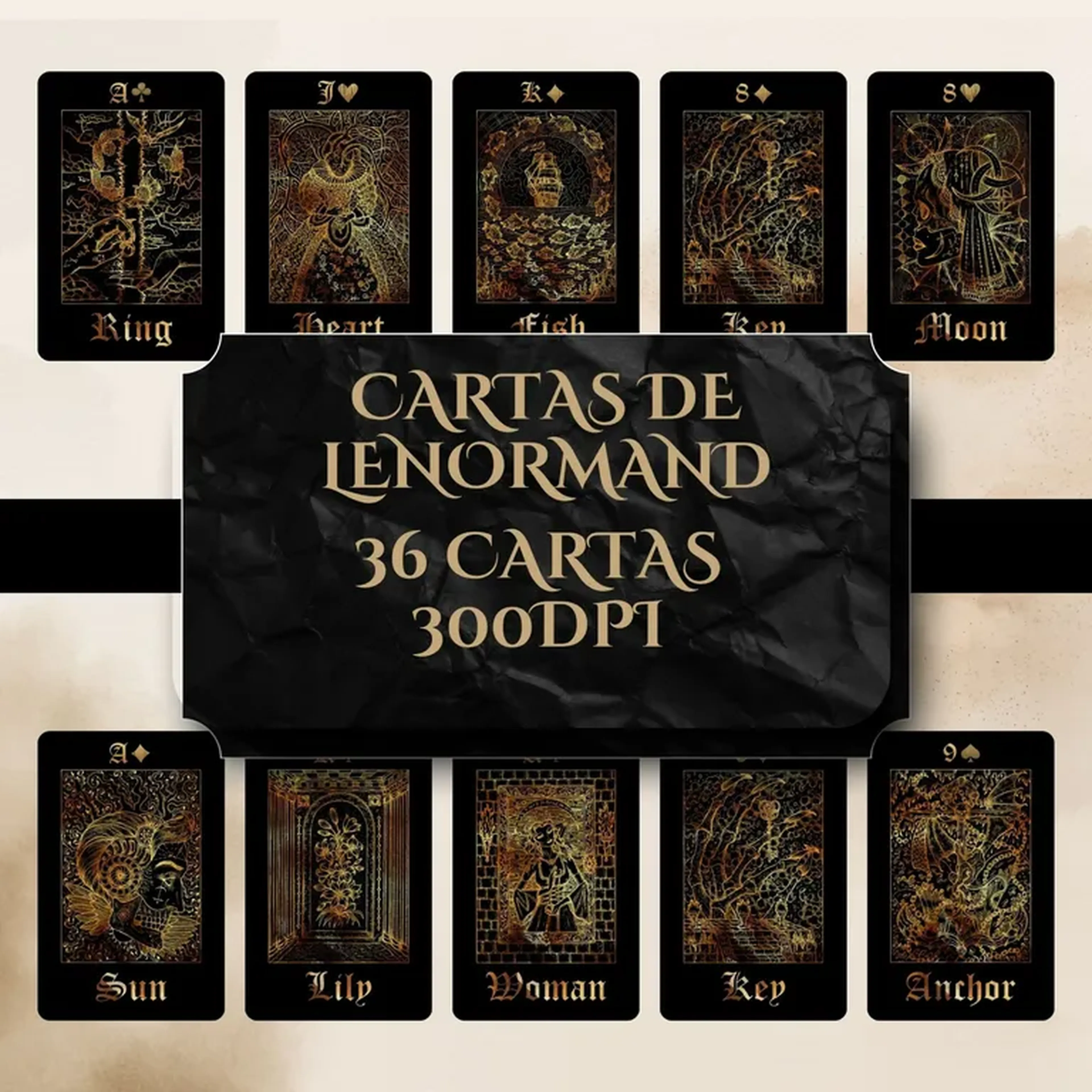 Lenormand Digital para impressão imagem