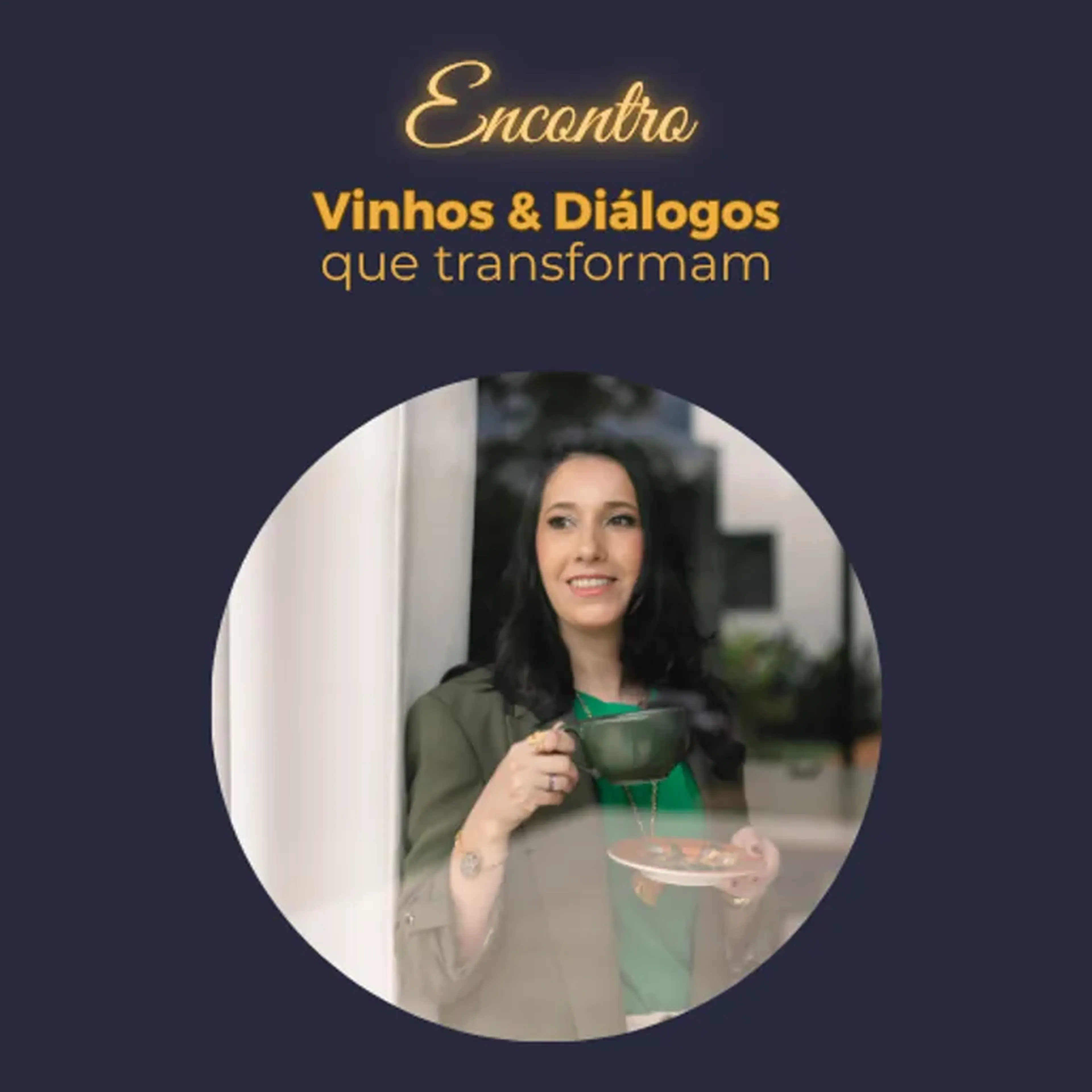 Encontro Vinho e Diálogos que transformam imagem
