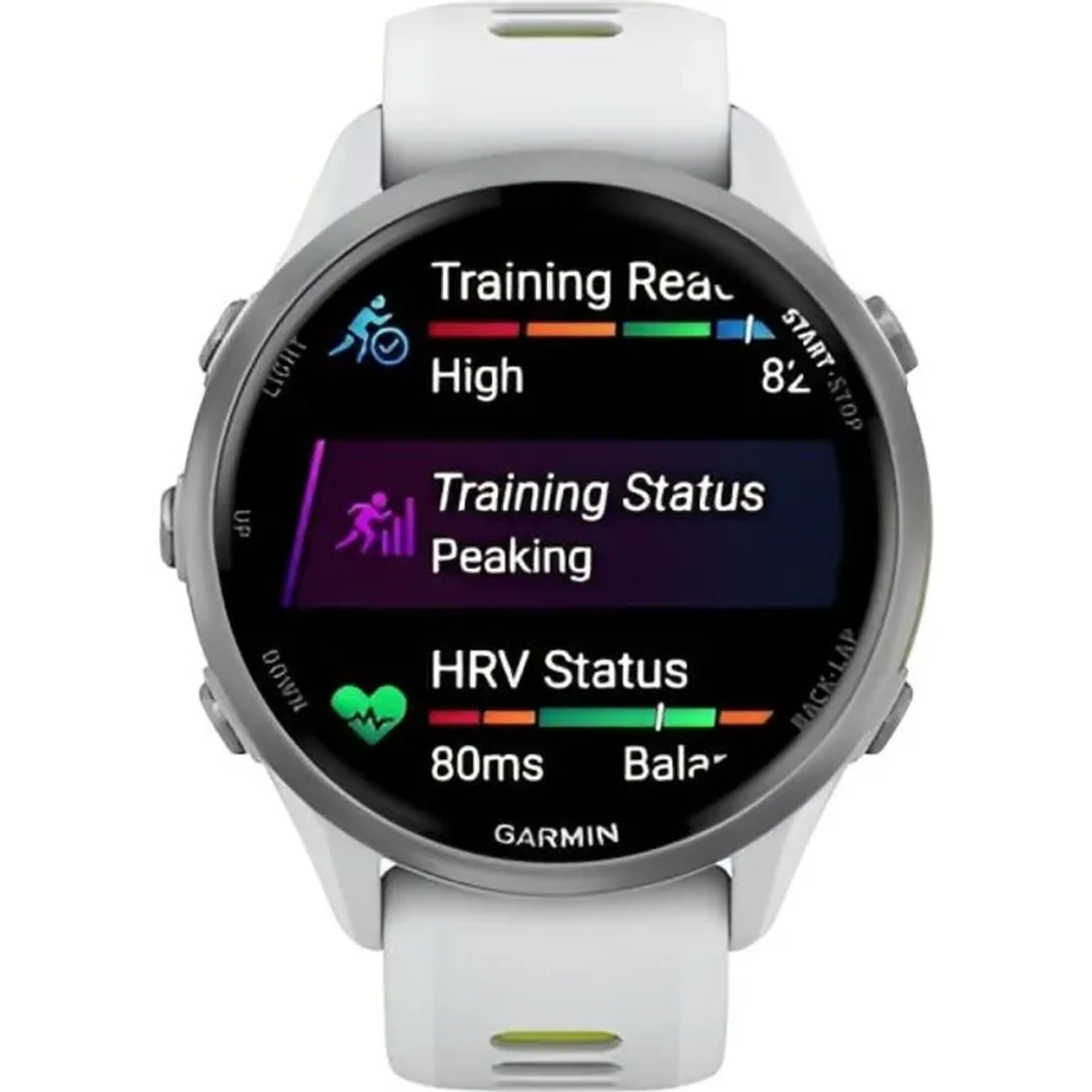 Relogio Garmin Forerunner 970 47mm AMOLED - Branco com Amarelo imagem