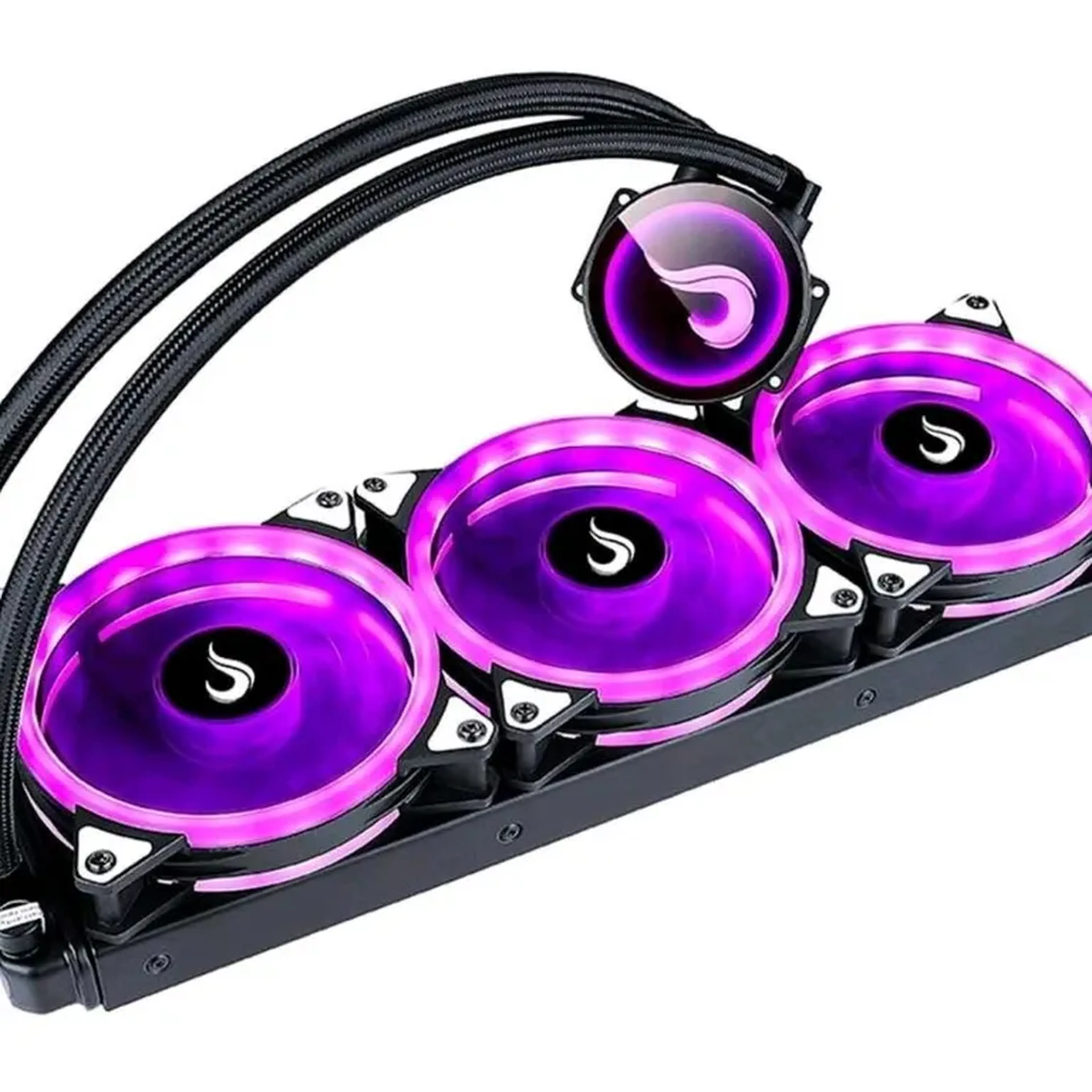 Water Cooler Rise Mode Black 360mm RGB imagem