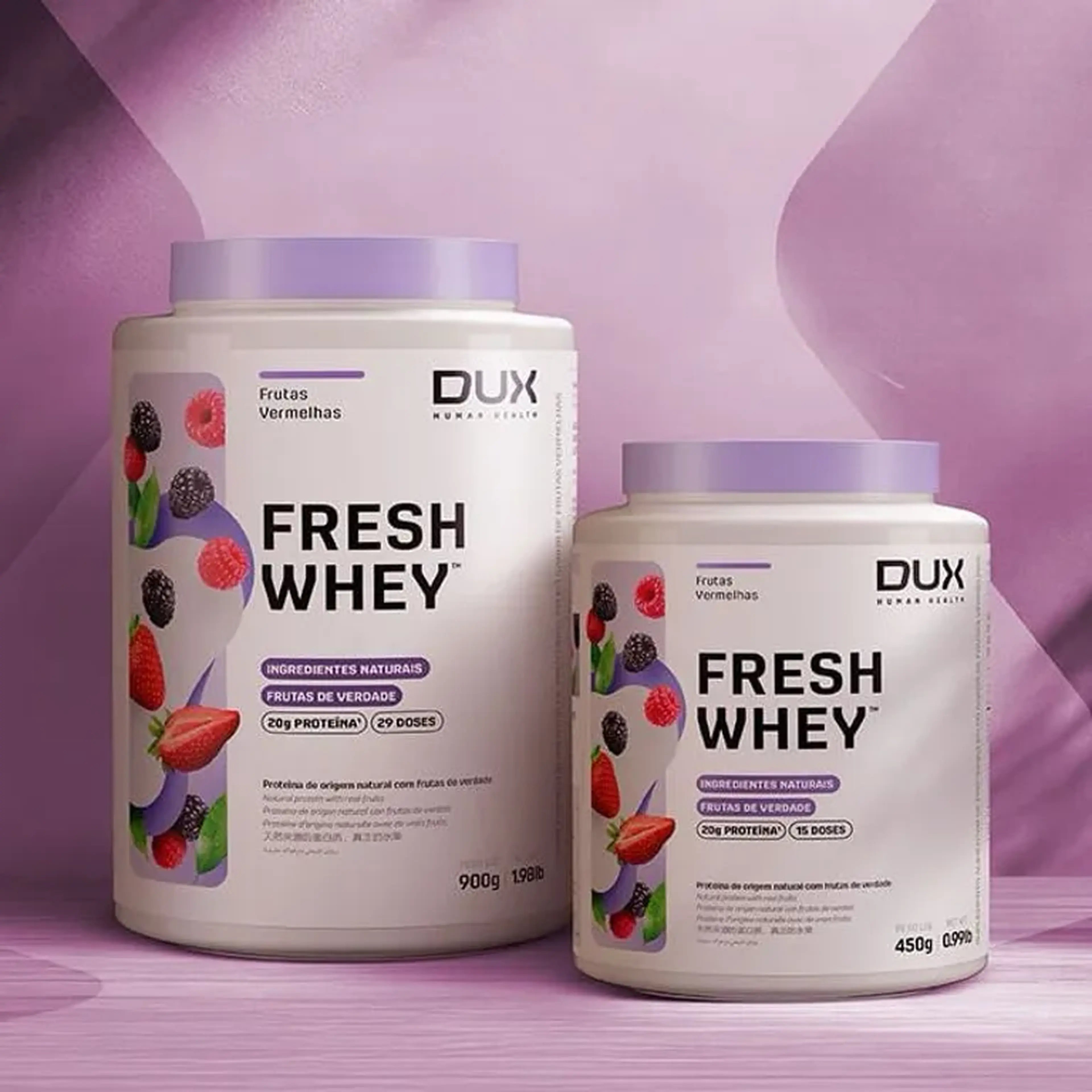 Fresh Whey Dux Human Health sabor Frutas Vermelhas imagem