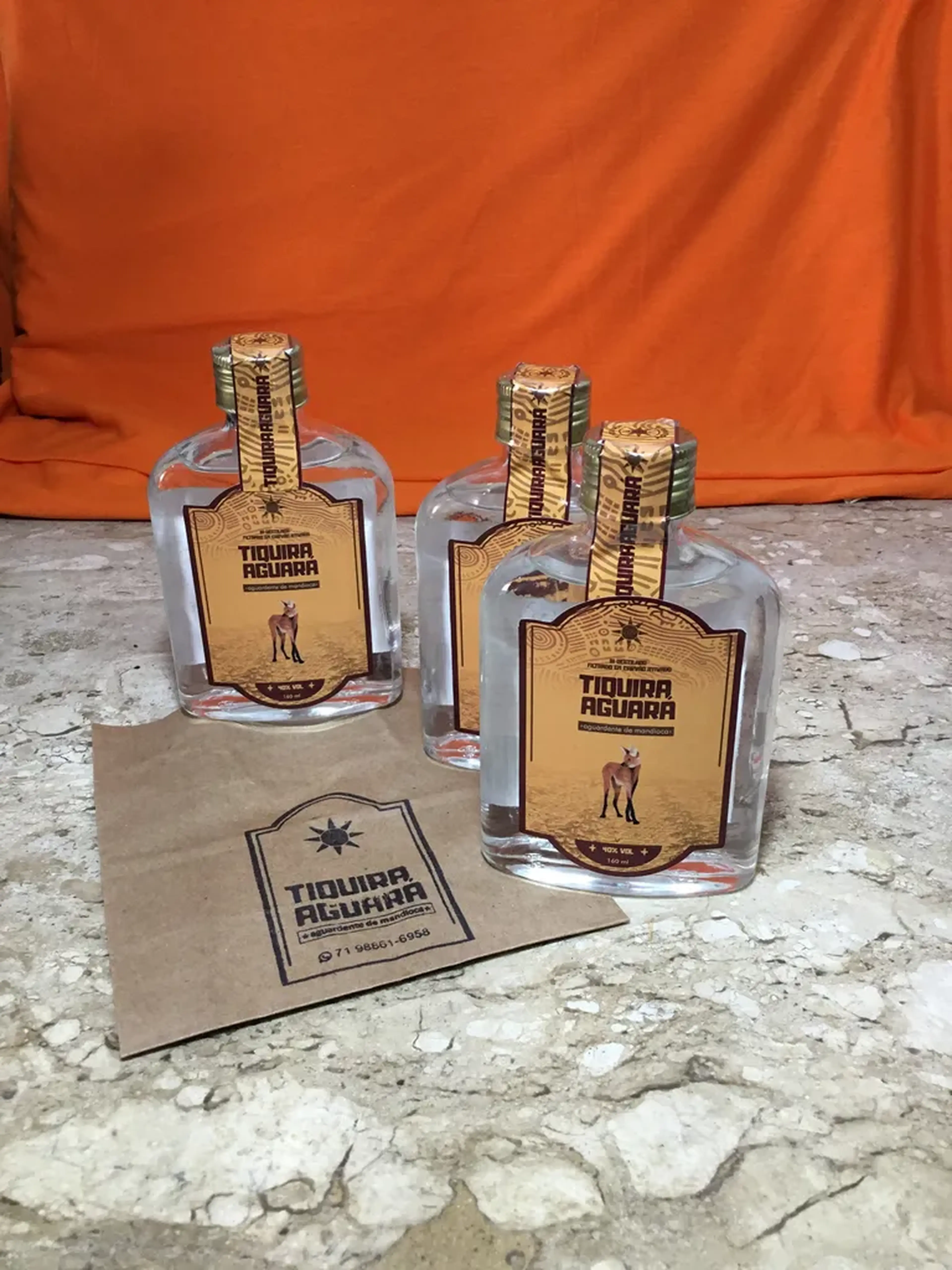 KIT 03 unidades Tiquira Aguara 160ml. imagem