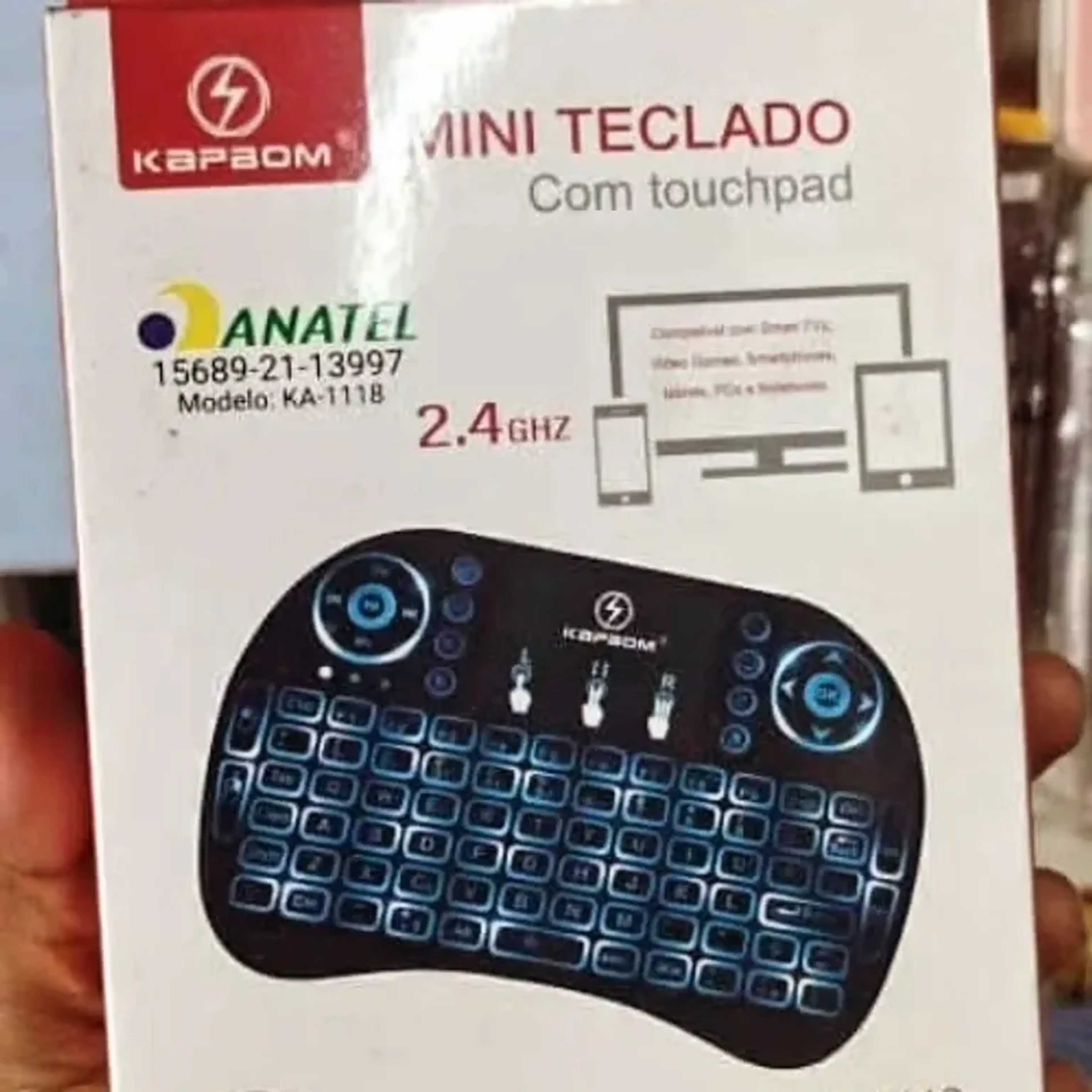 Mini Teclado com Touchpad imagem