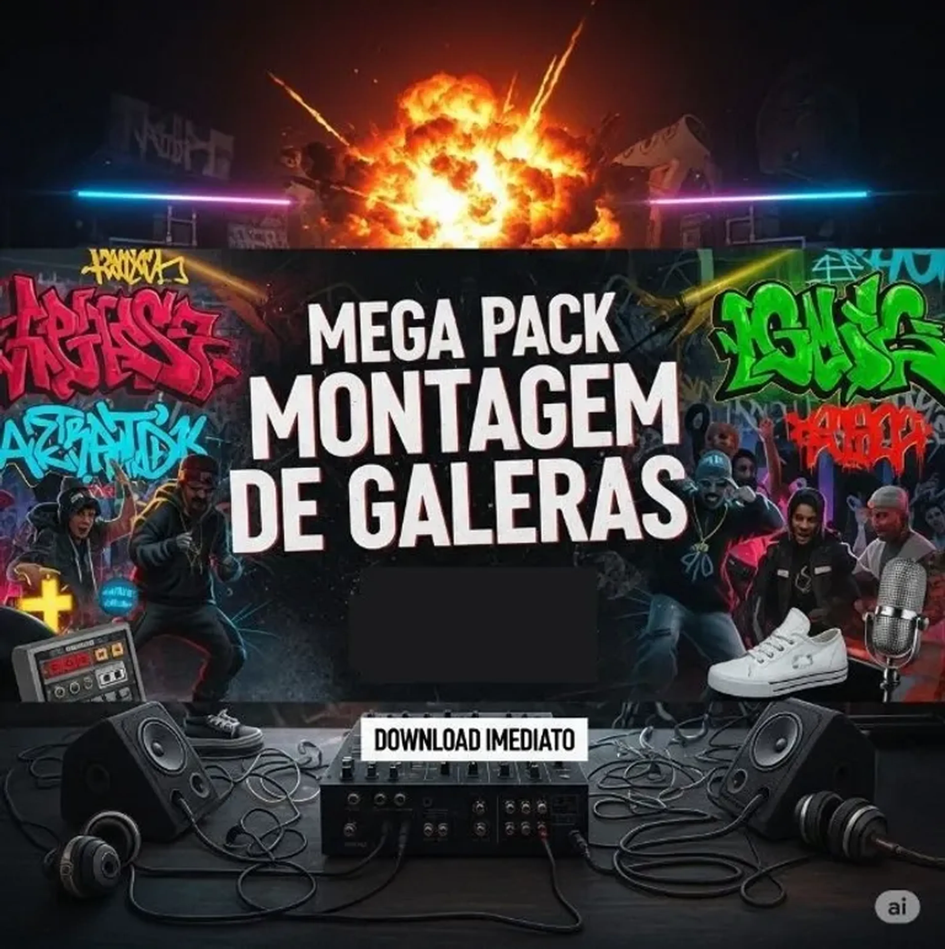 MEGA PACK MONTAGEM DE GALERAS imagem