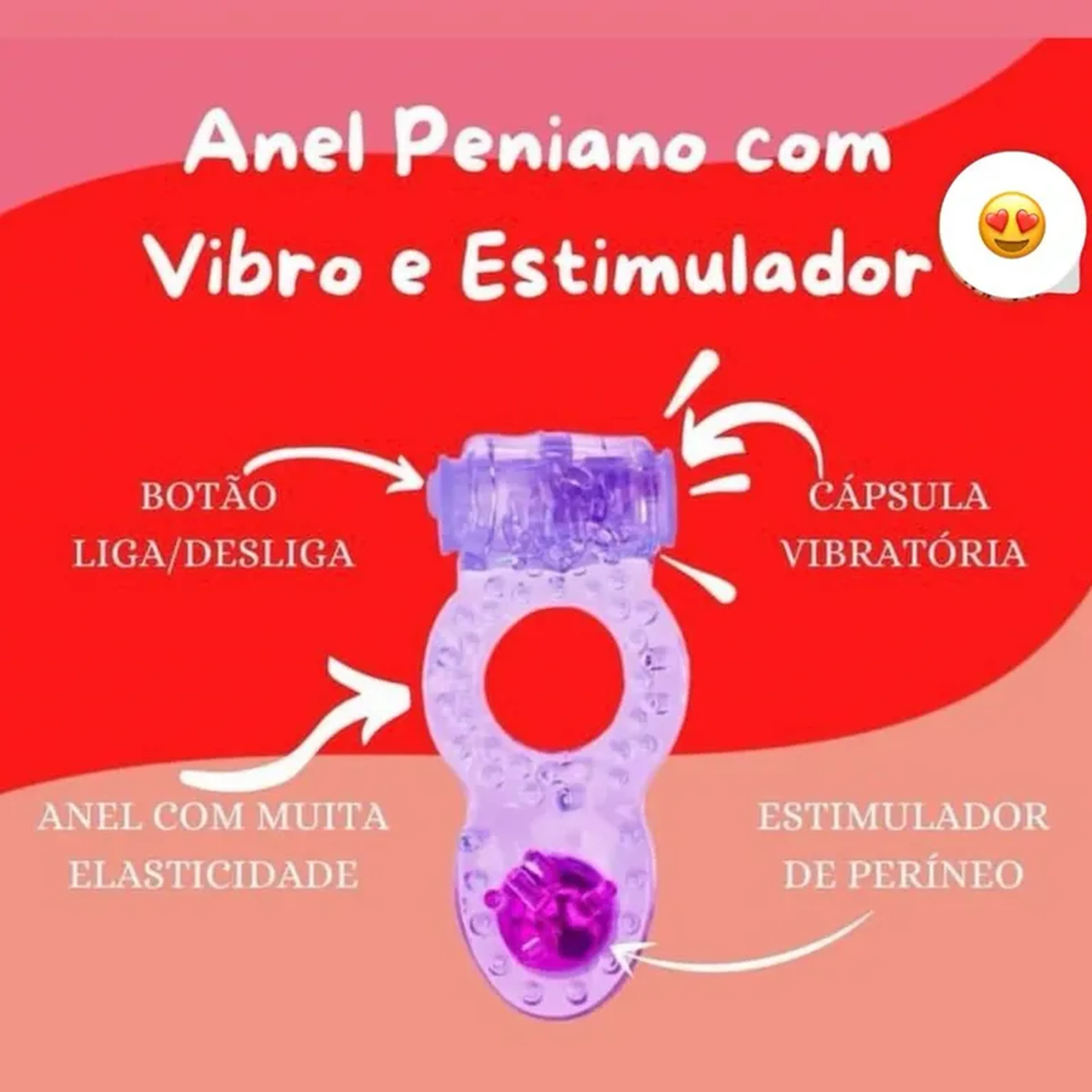 Anel Peniano com Estimulador imagem