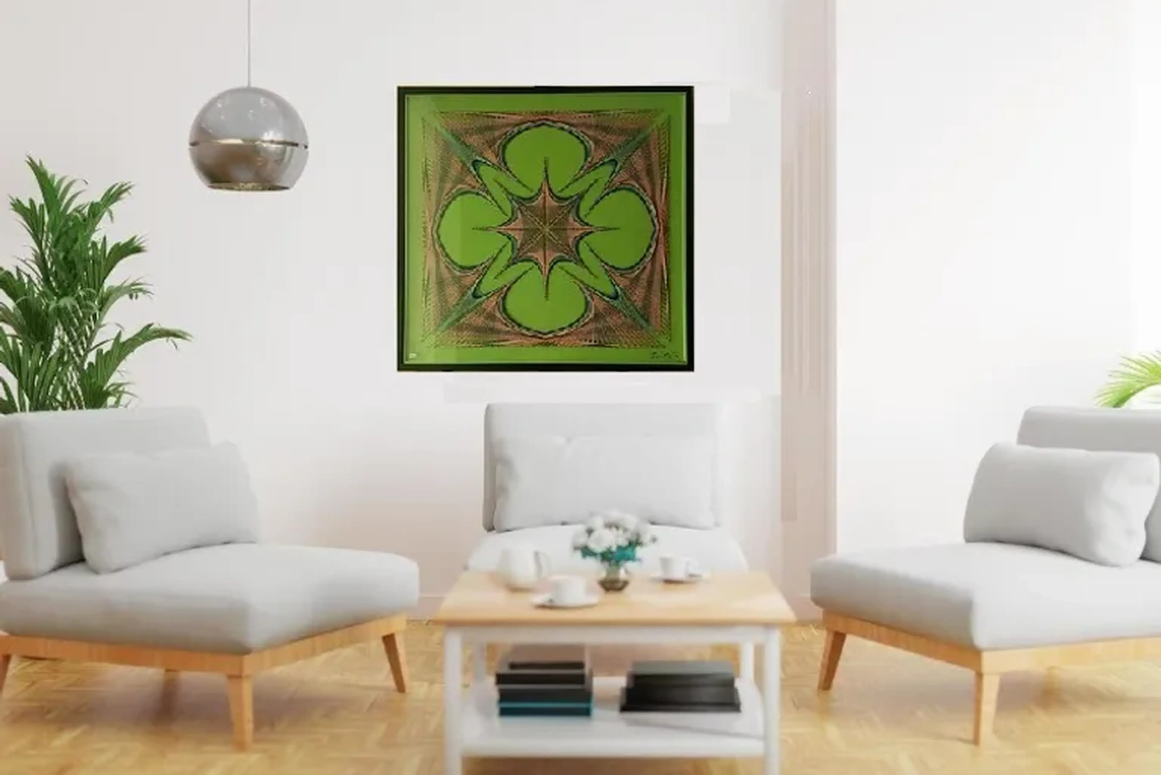 Quadro Trip Flower Space War imagem
