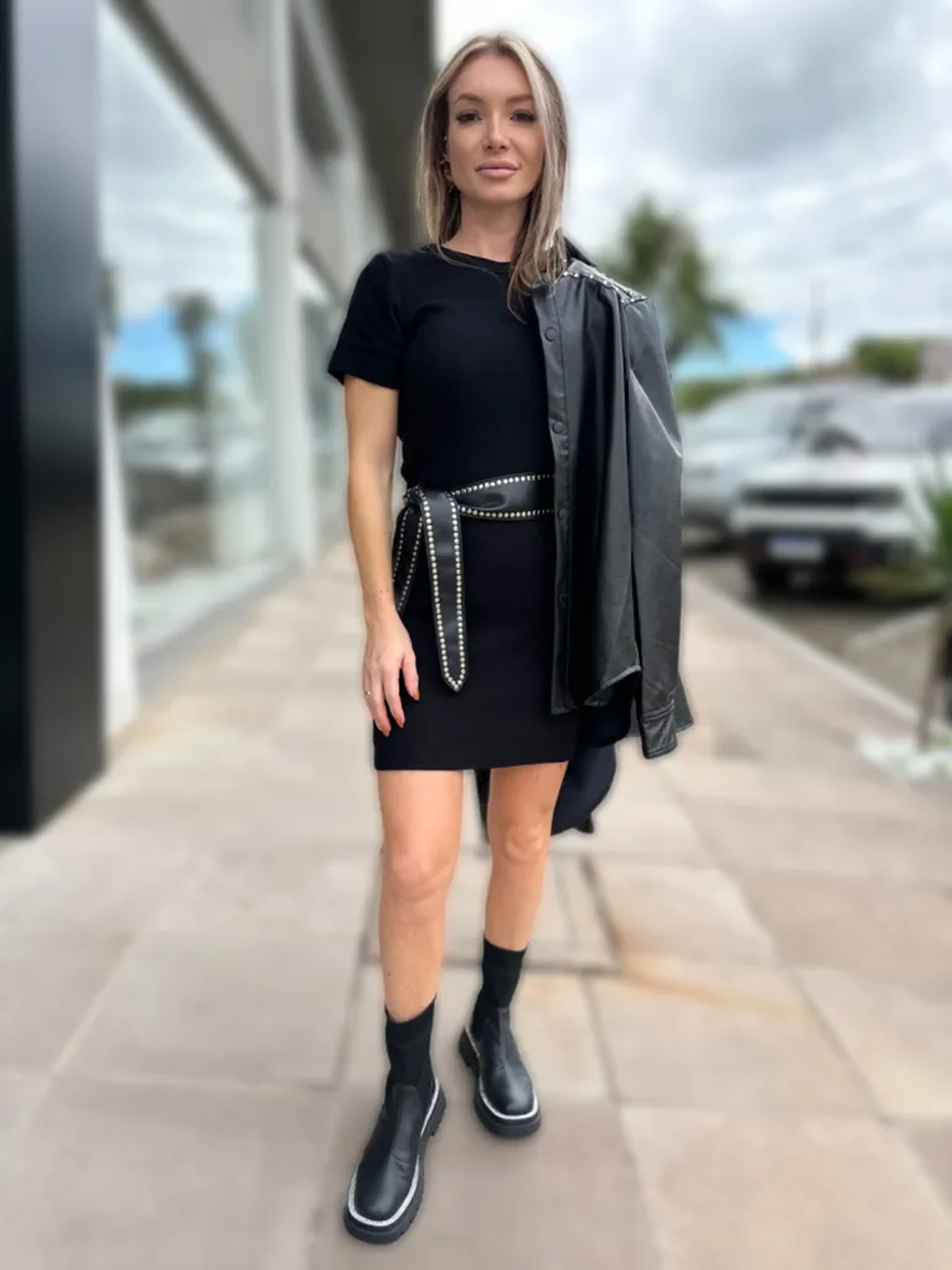 Vestido Justo Sidney John John Feminino imagem