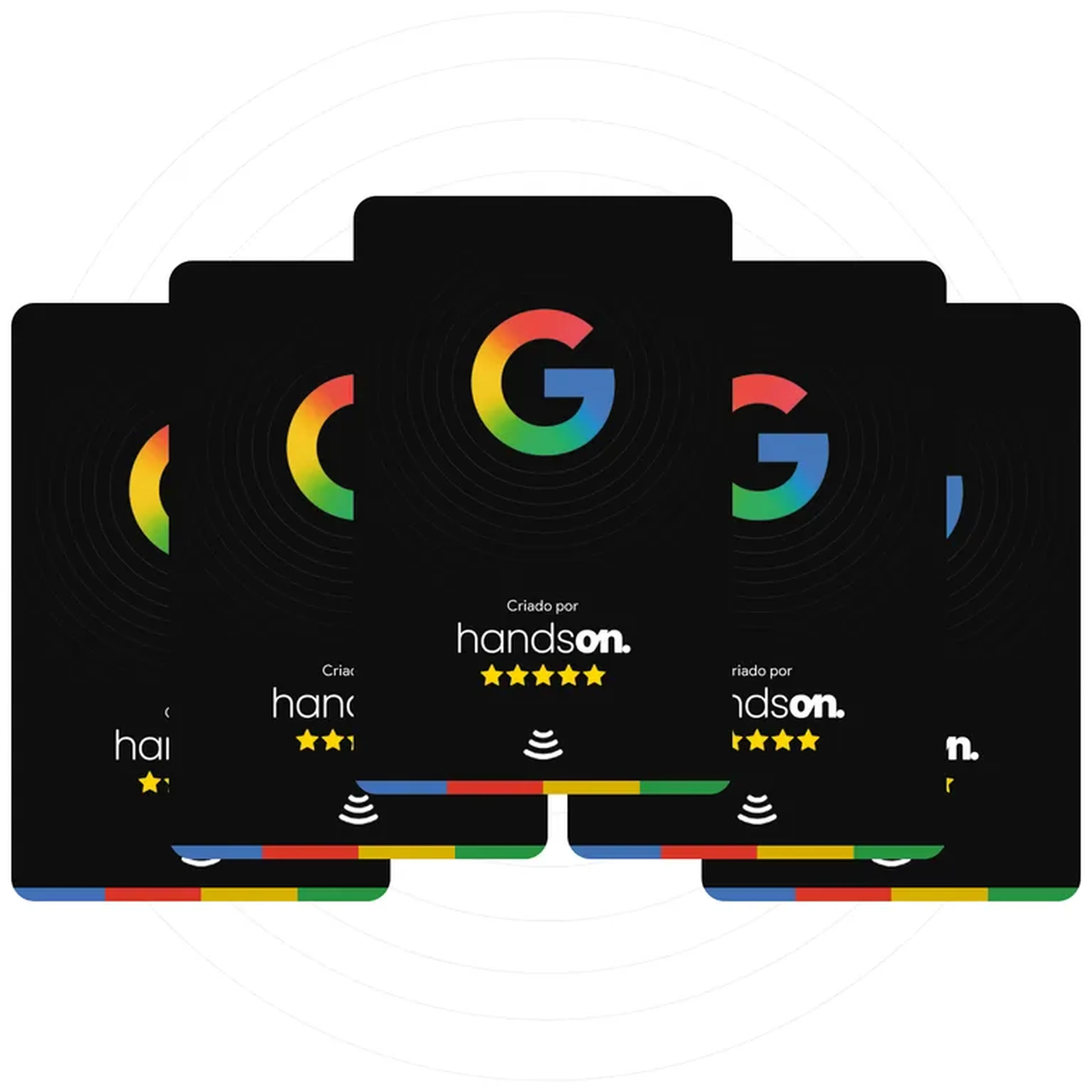 5 Handson Card | Mais Avaliações no Google imagem