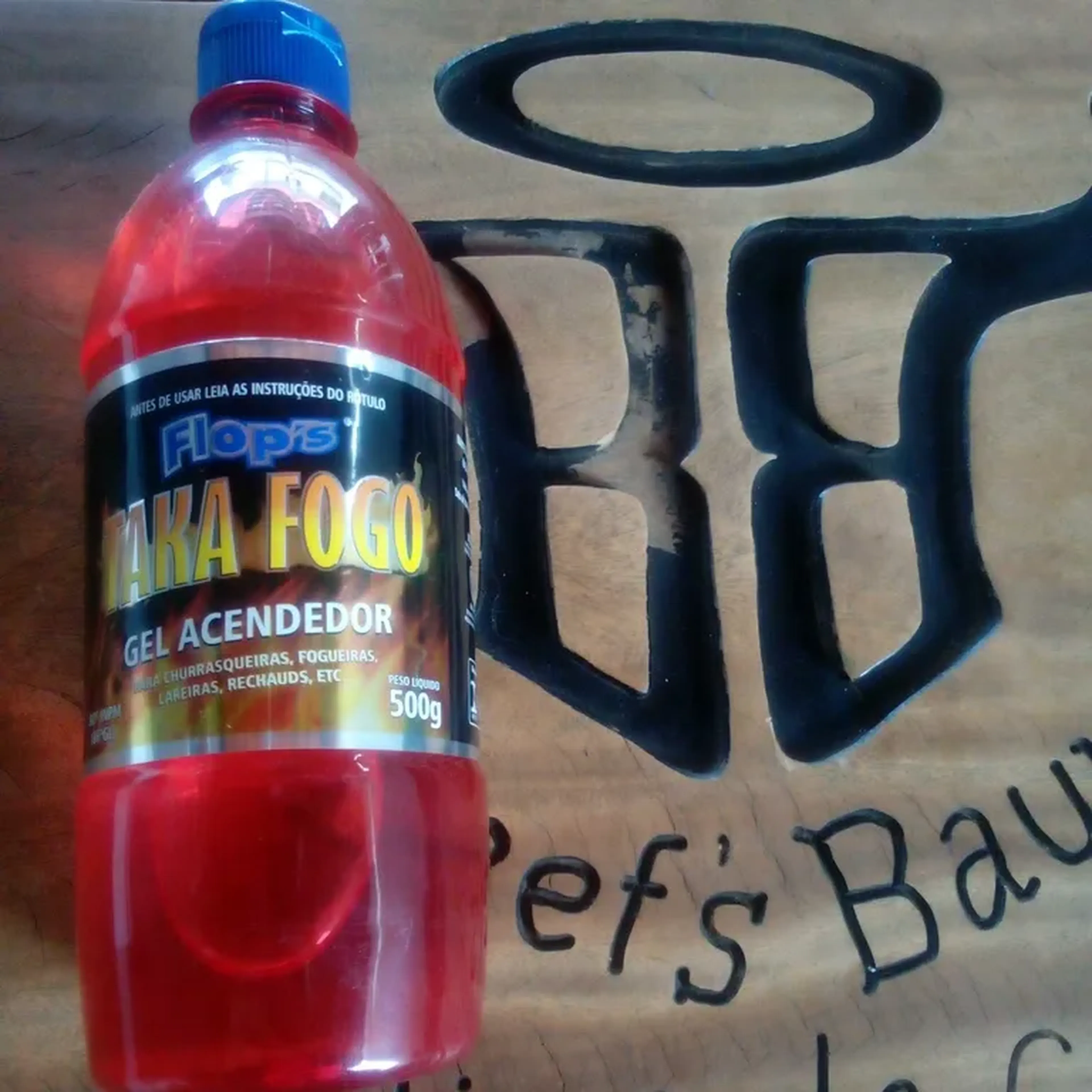 Álcool Gel Acendedor Churrasqueira , lareira , réchauds Taka imagem