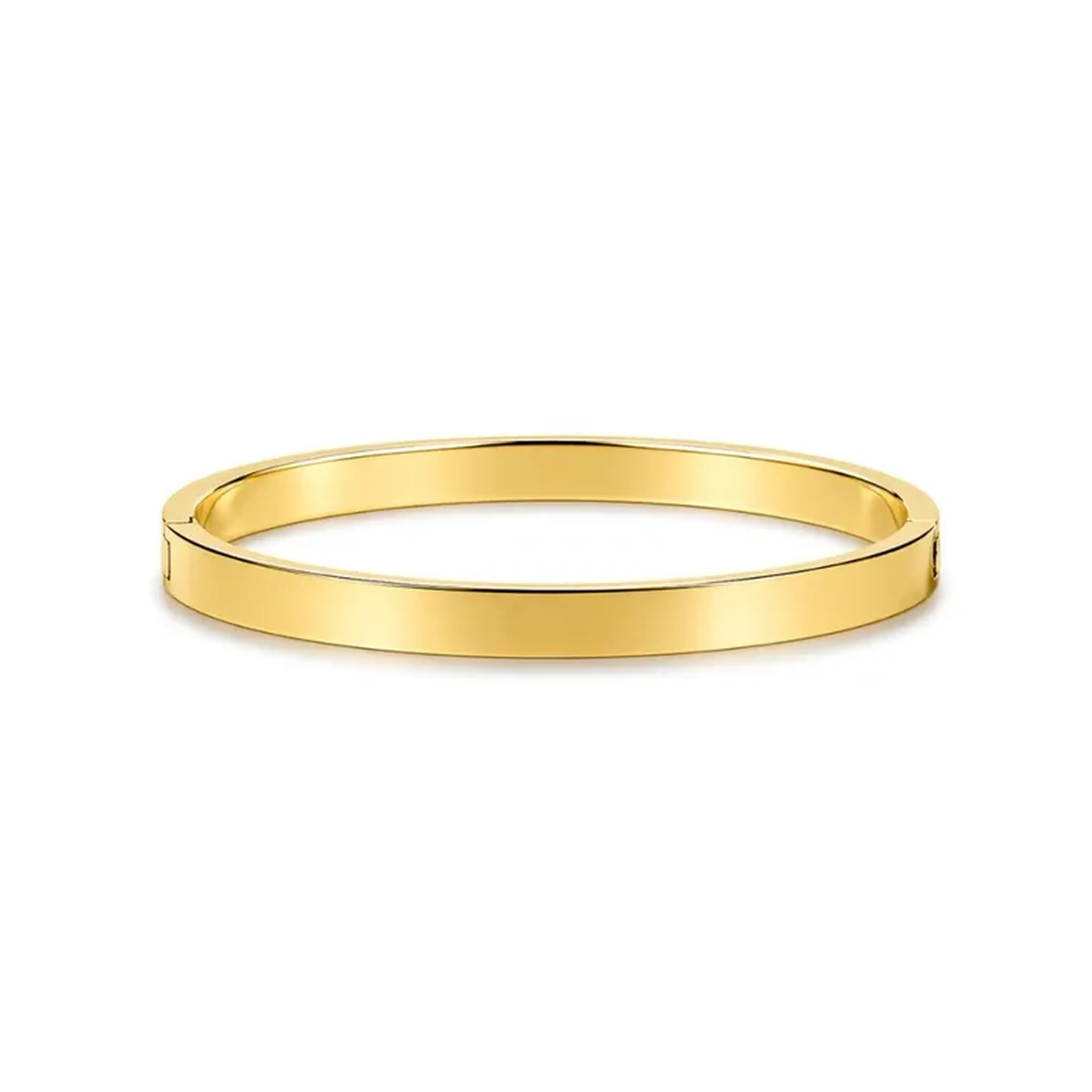 Bracelete Liso Aço Inox imagem