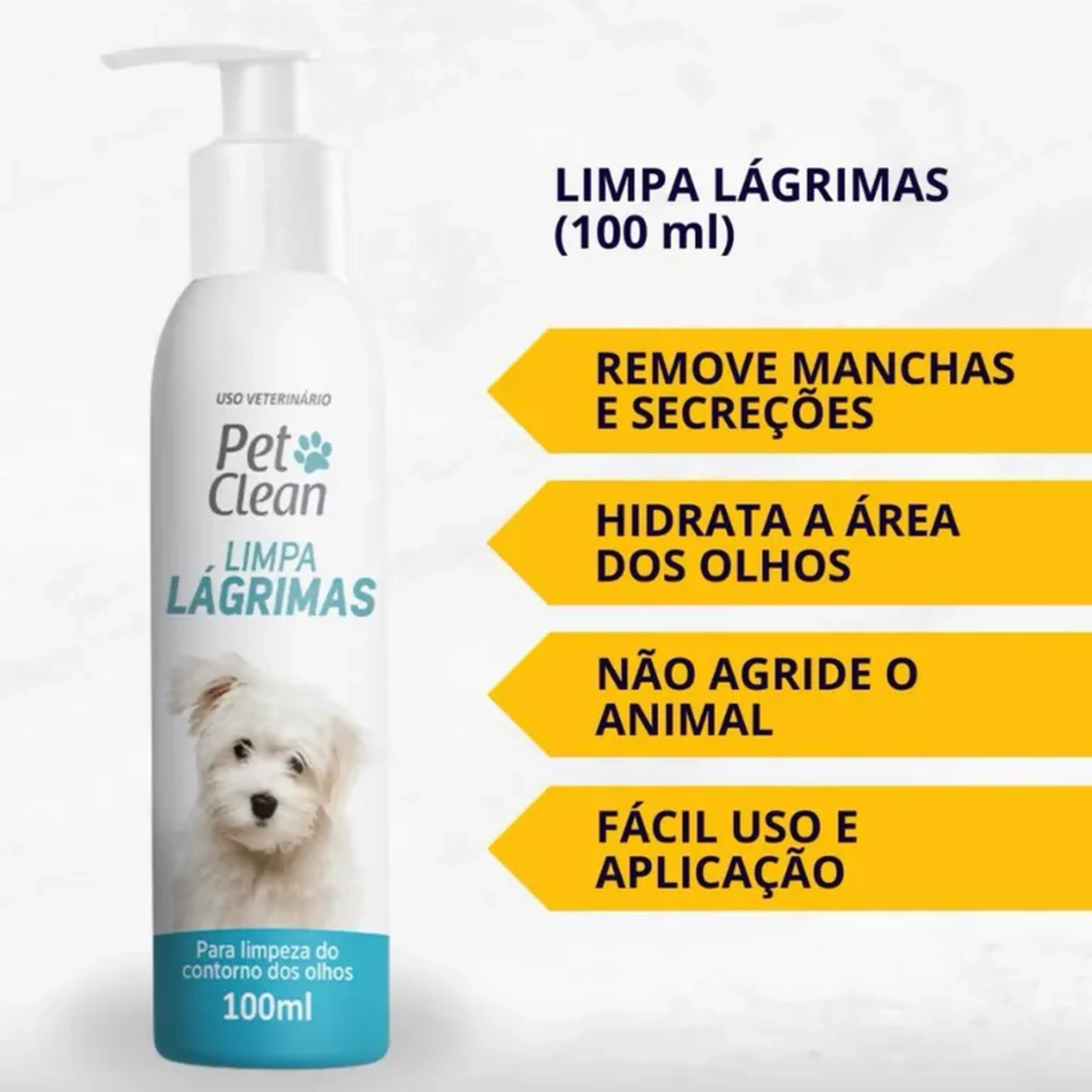 Limpa lagrimas Pet Clean imagem