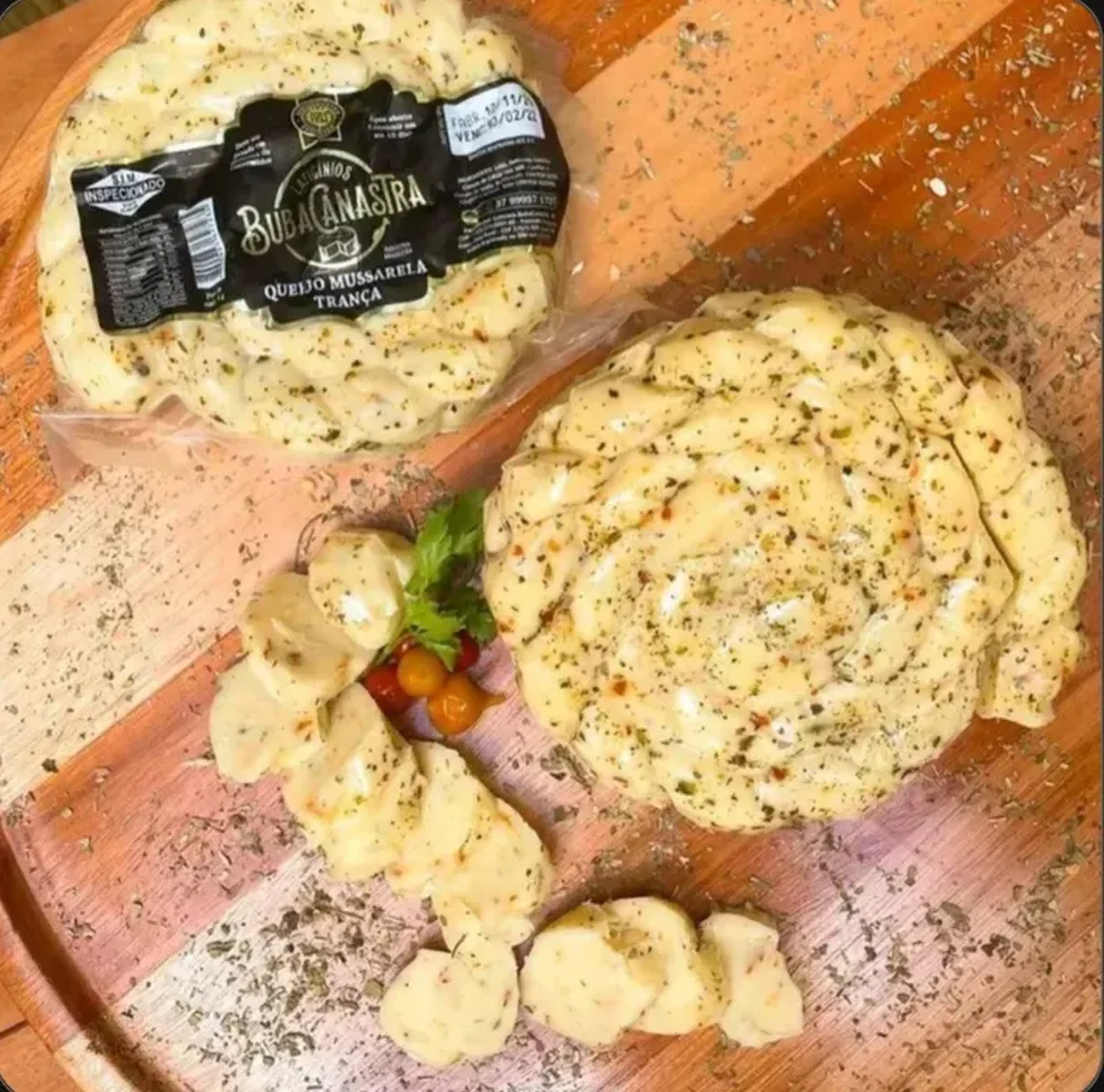 QUEIJO TRANÇA MUSSARELA TEMPERADA imagem