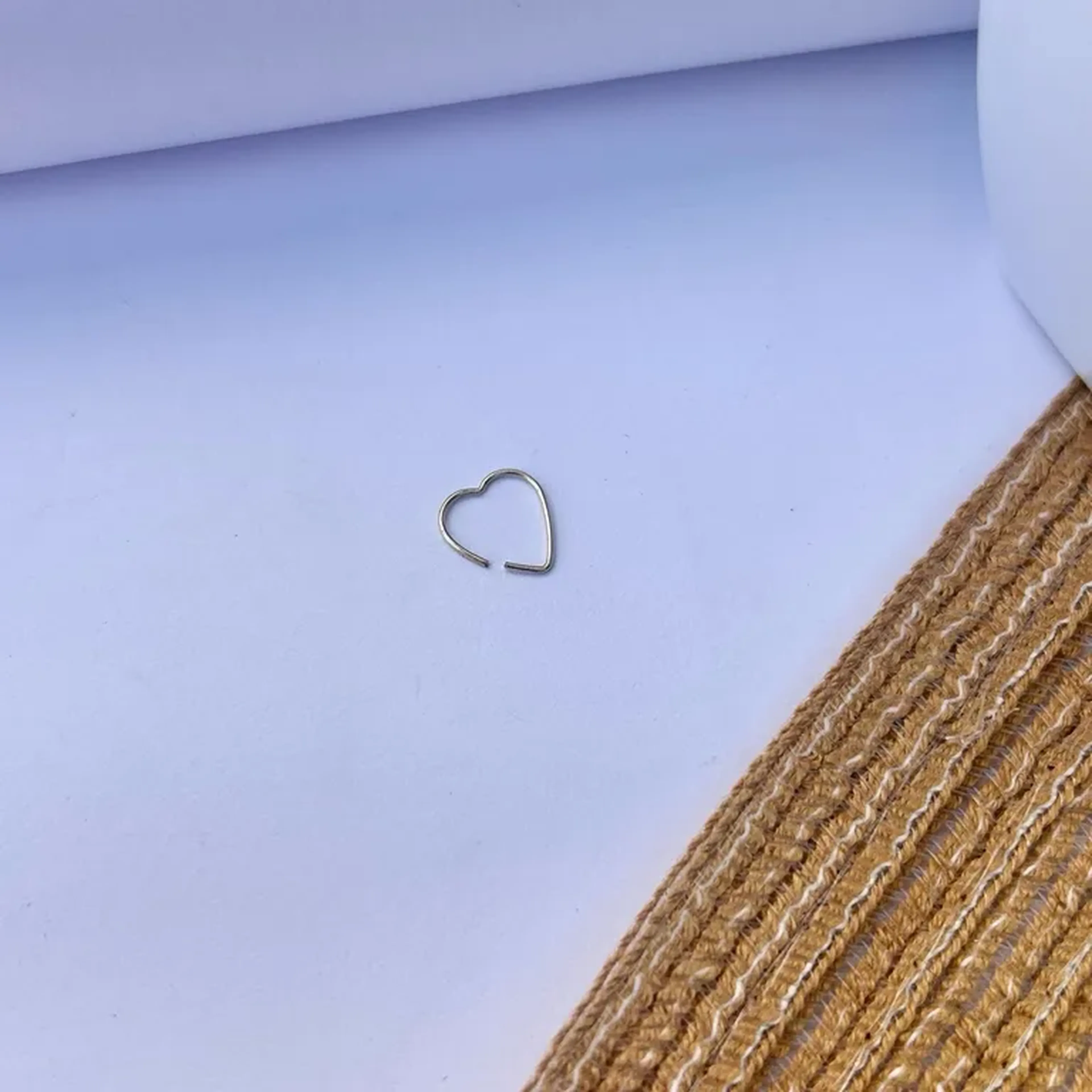 piercing coração imagem