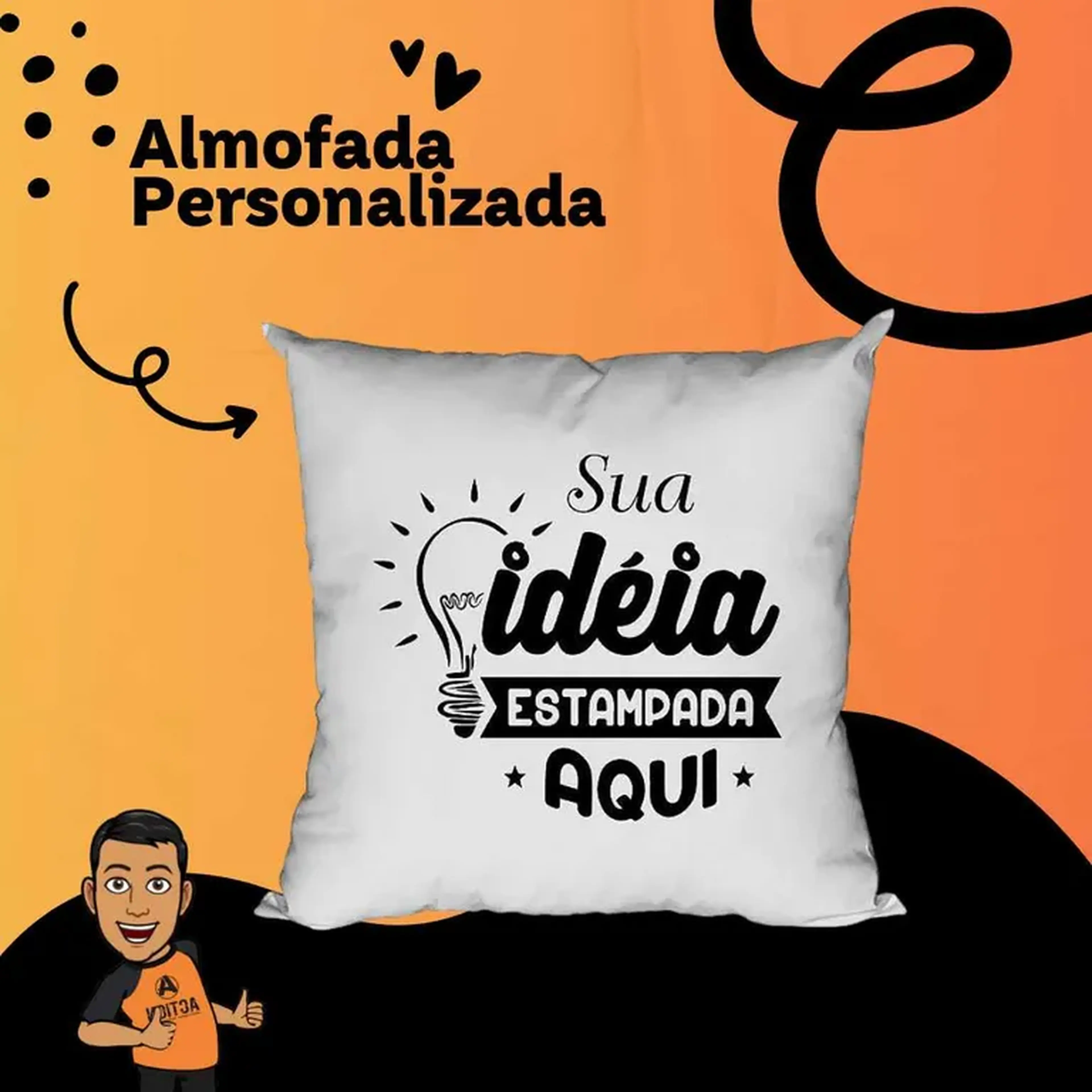Almofada Personalizada 40x40 imagem