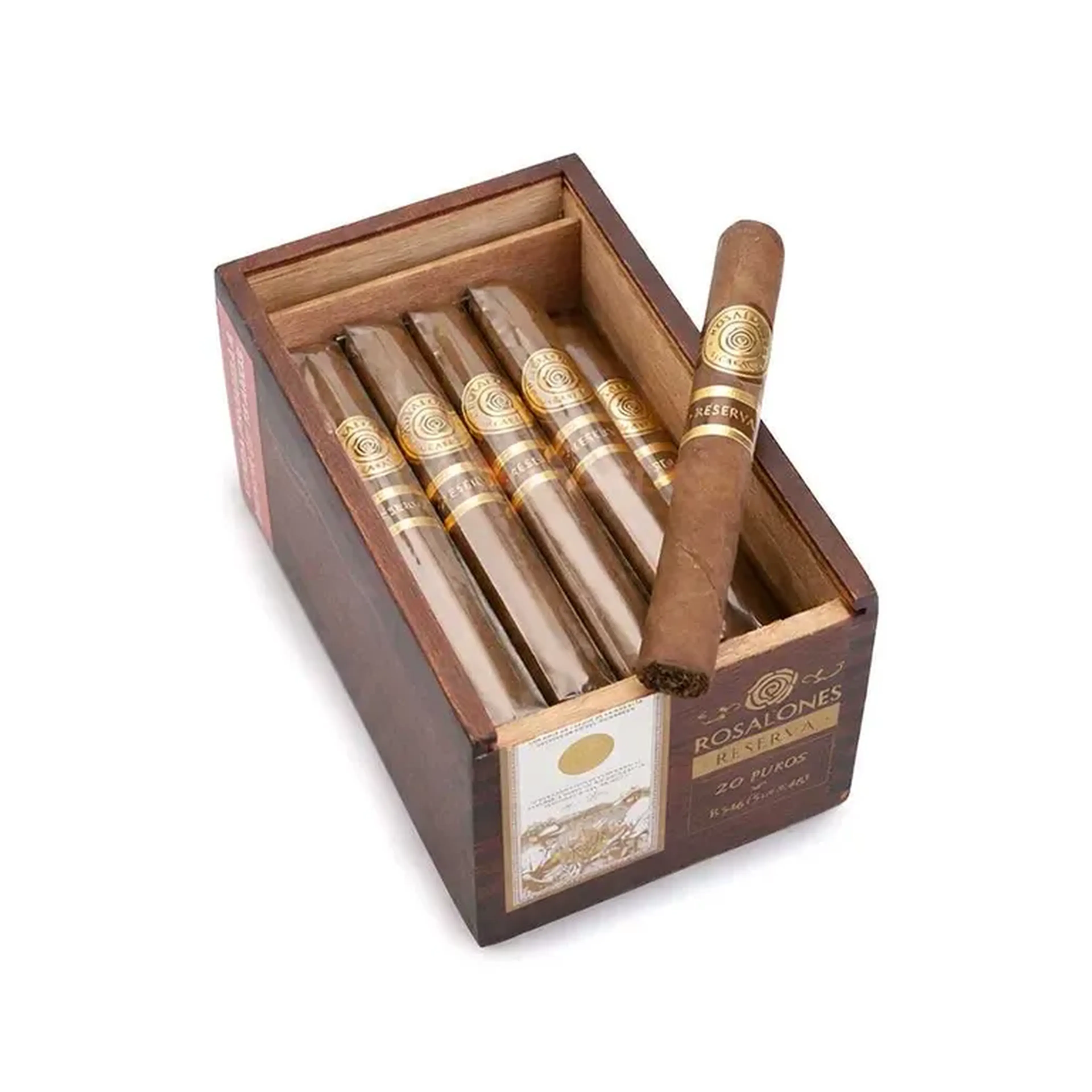 Charuto Rosalones Reserva 546 - Caixa com 20 imagem