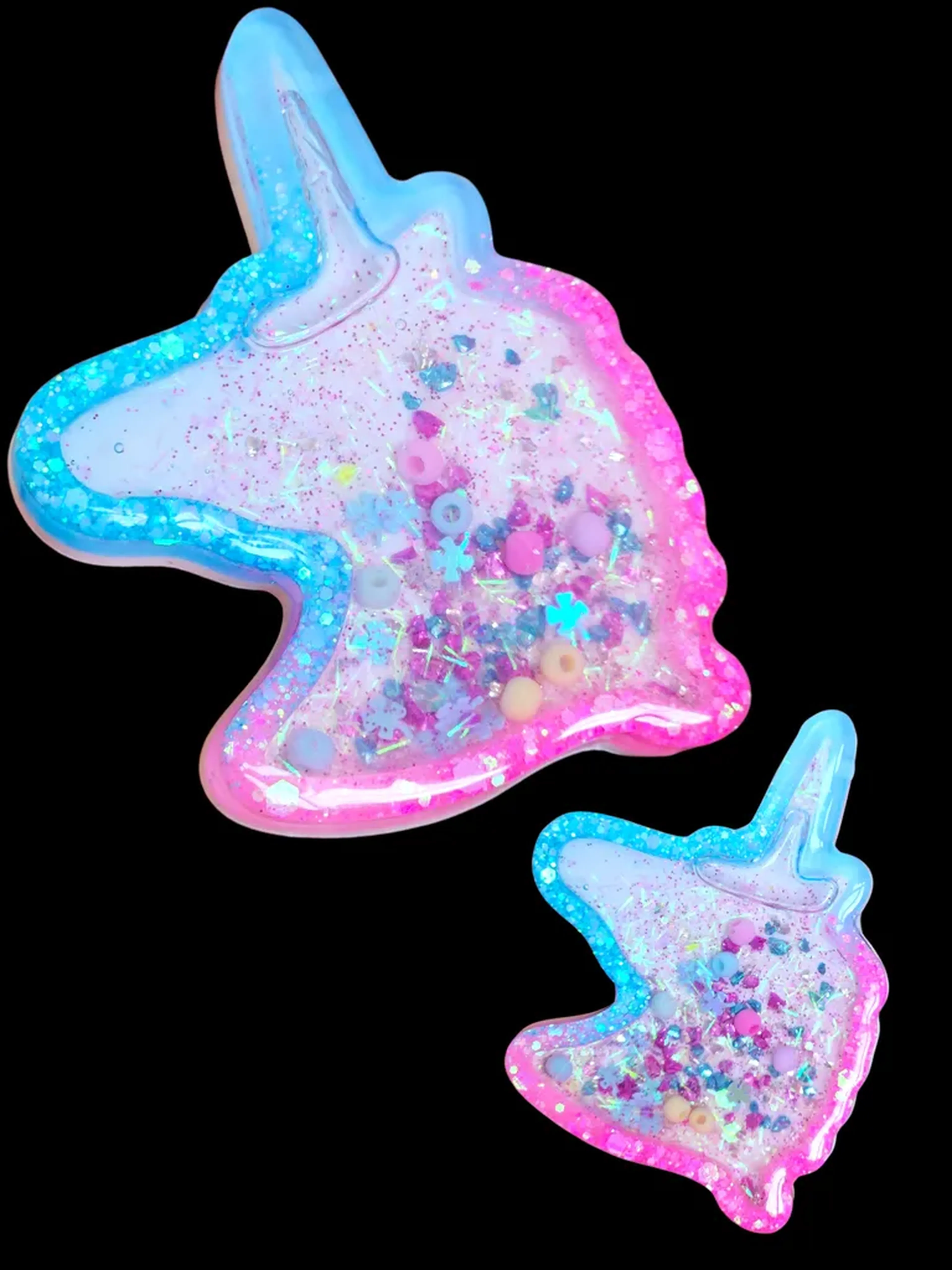 Shaker unicórnio em resina para pop socket imagem
