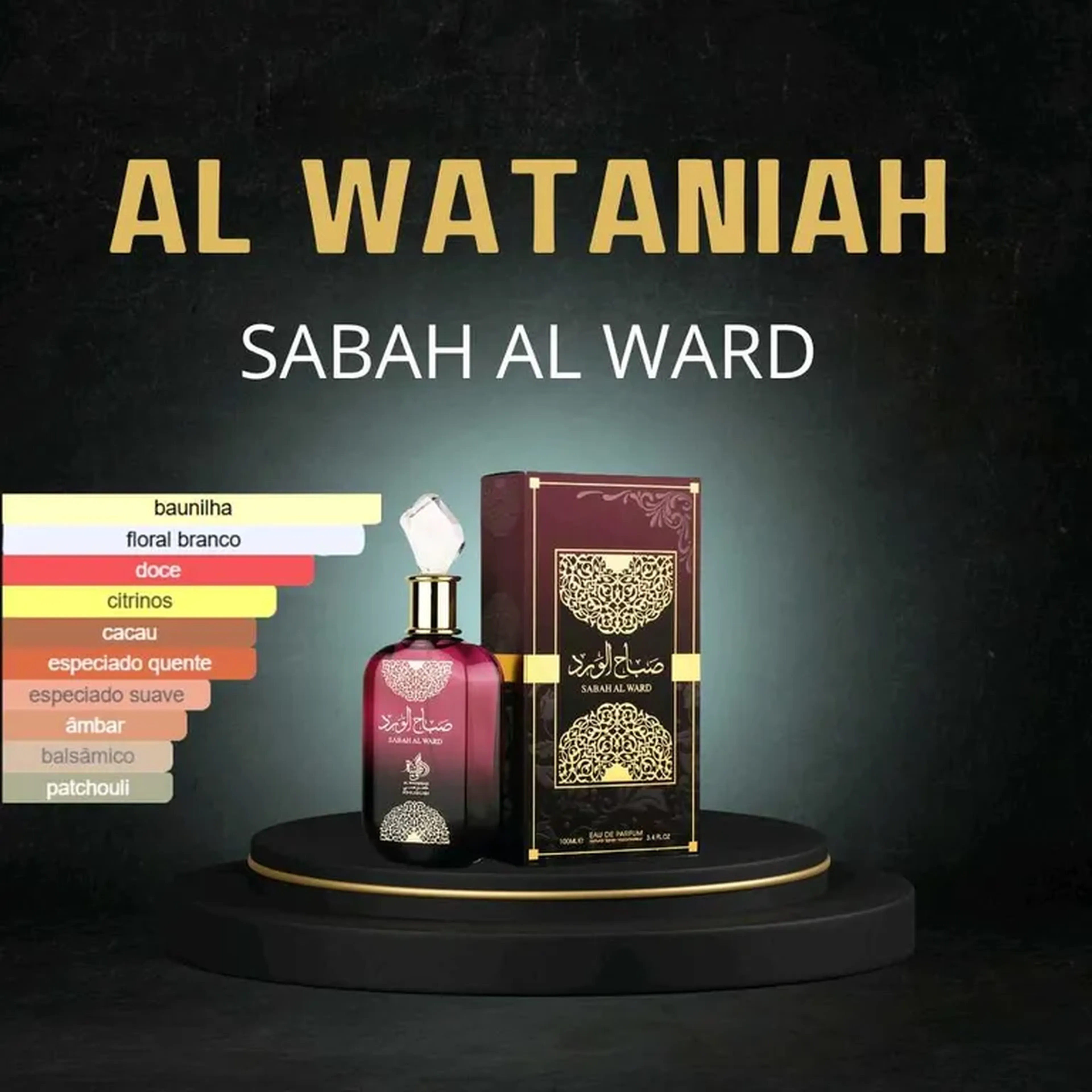 Perfume Feminino Sabah Al Ward - 100ml imagem