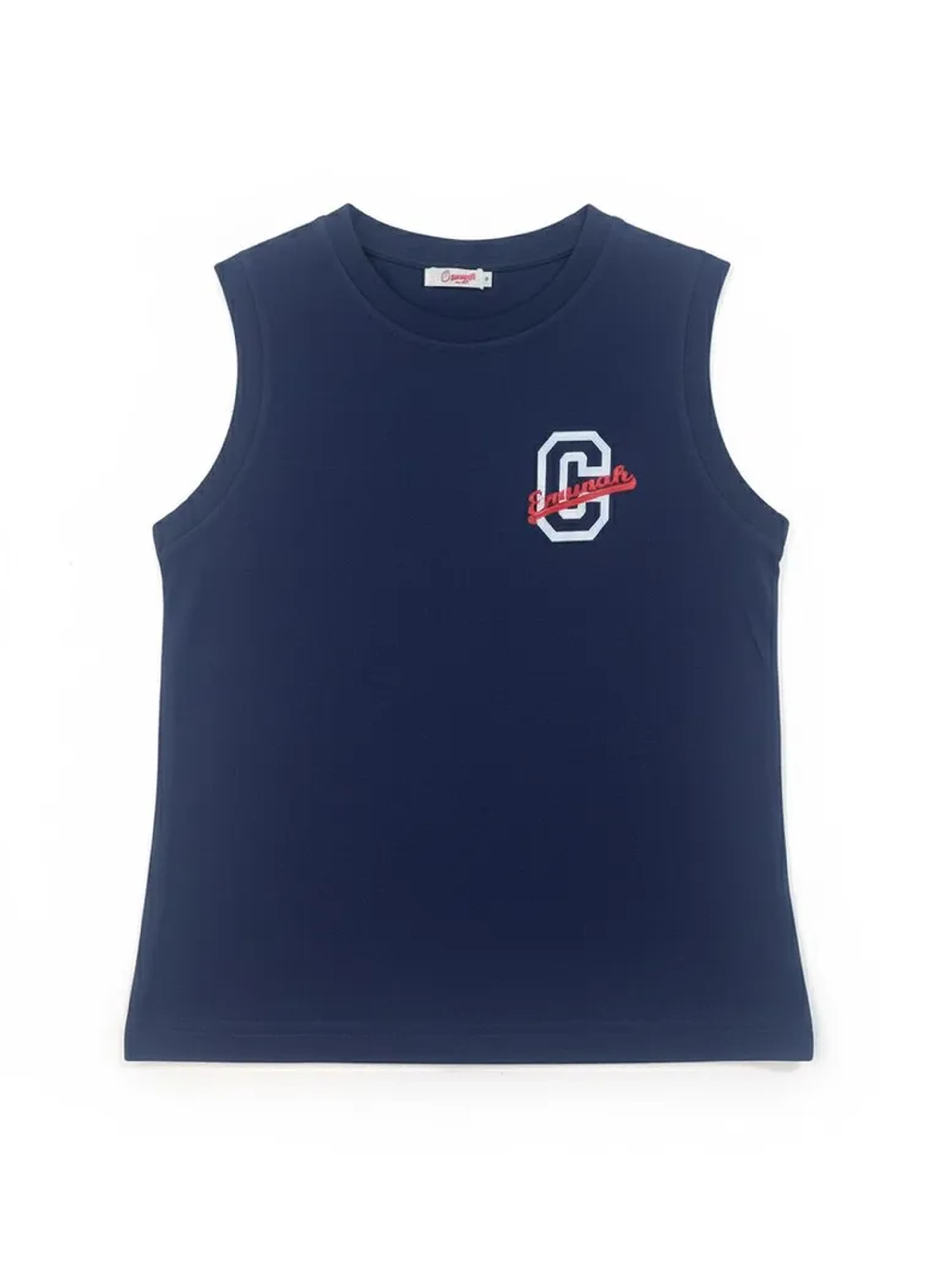 Camiseta Regata estampada Marinho Emunah imagem