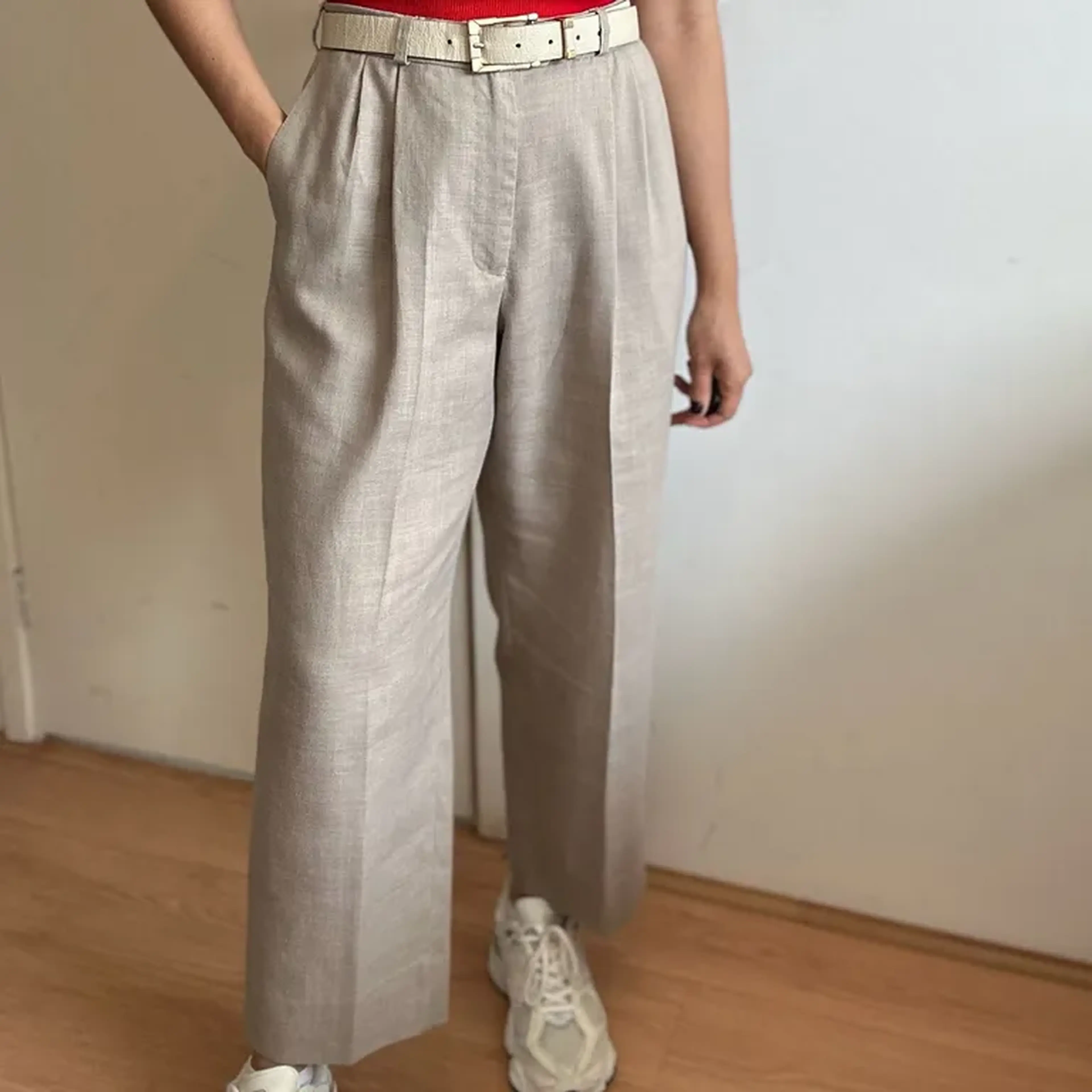 Calça alfaiataria vintage Elisa imagem