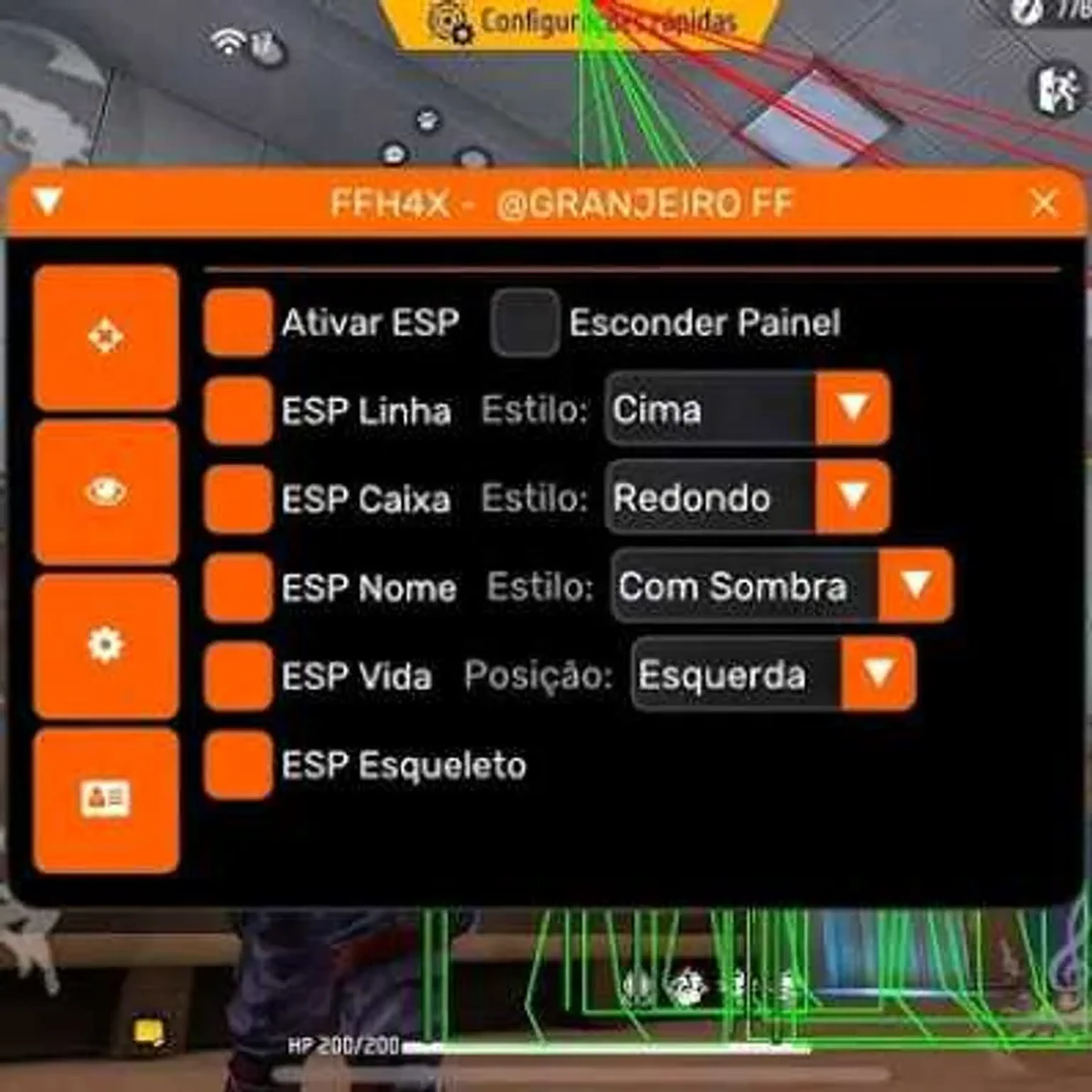 MOD MENU VIP FFH4X imagem