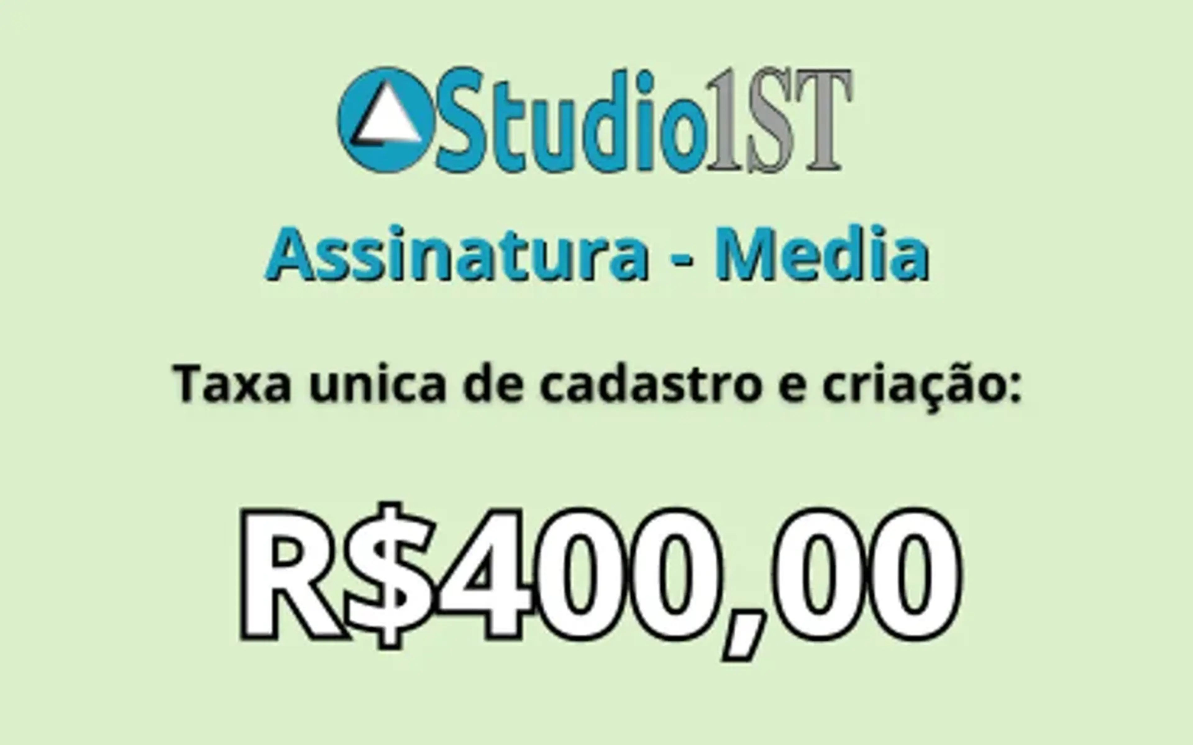 Assinatura Plano Medio Studio1st imagem