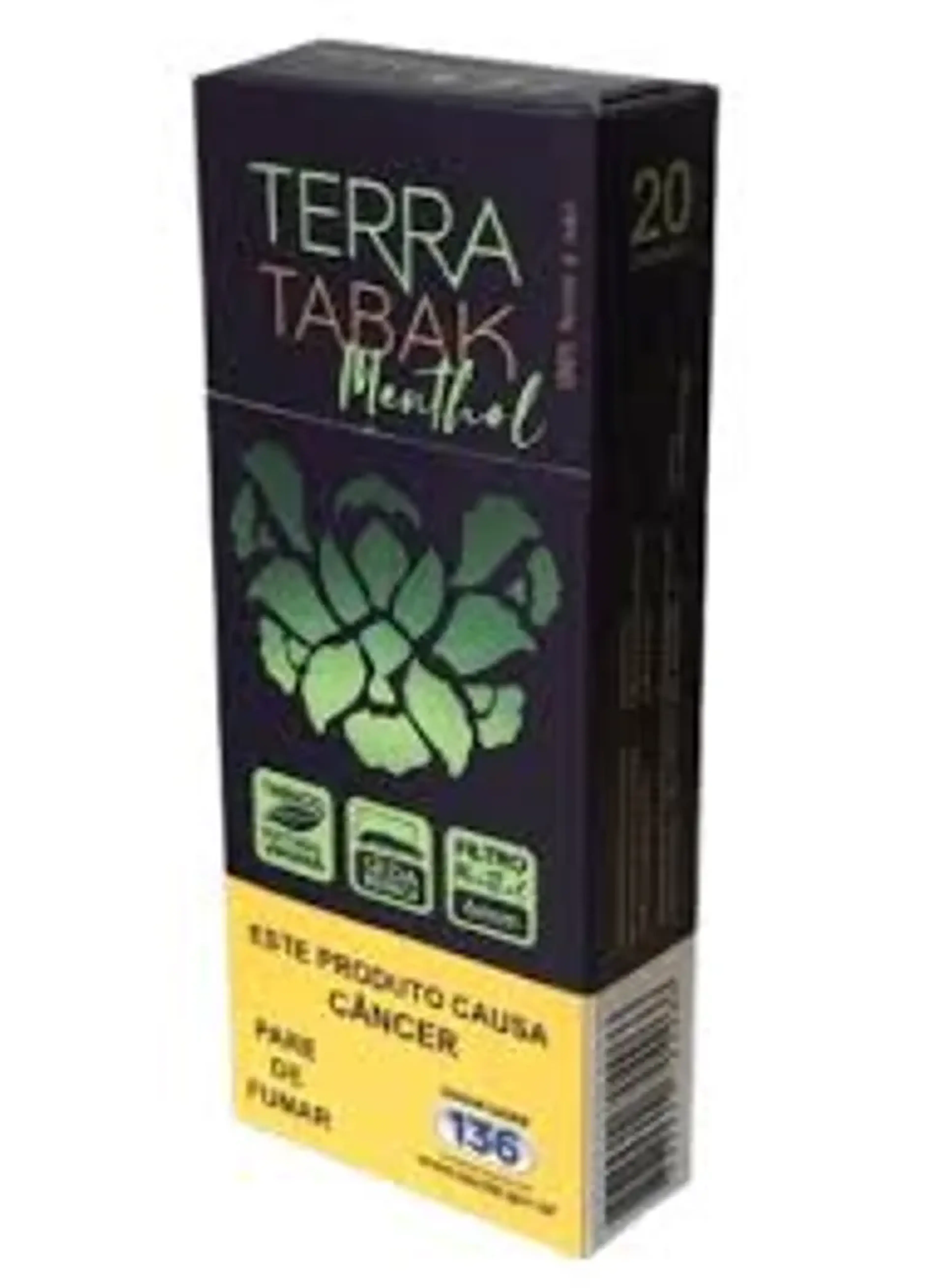 Tabaco Bolado Terra Tabak Menthol imagem