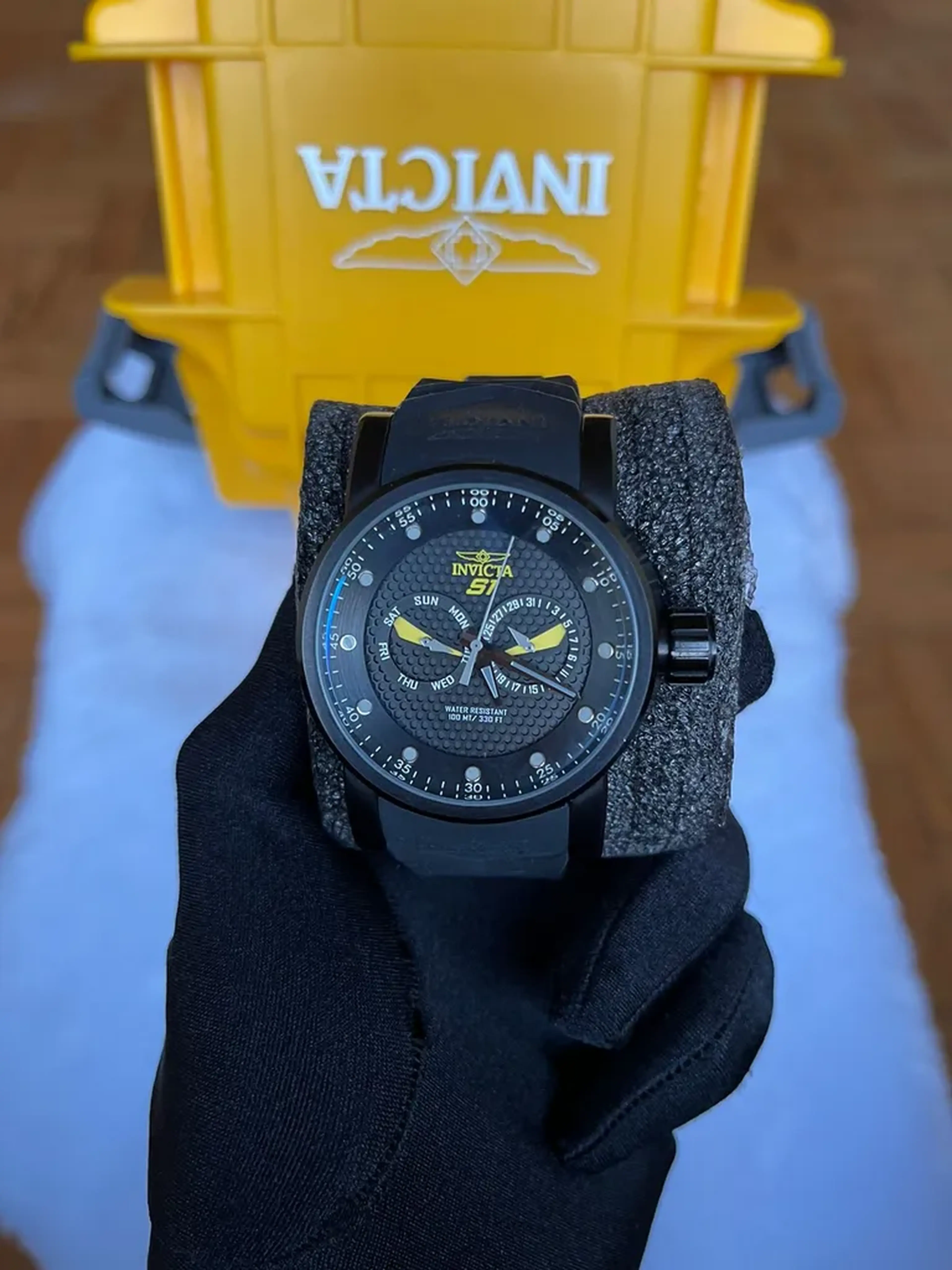Relógio invicta 002 de luxo pulseira de silicone imagem