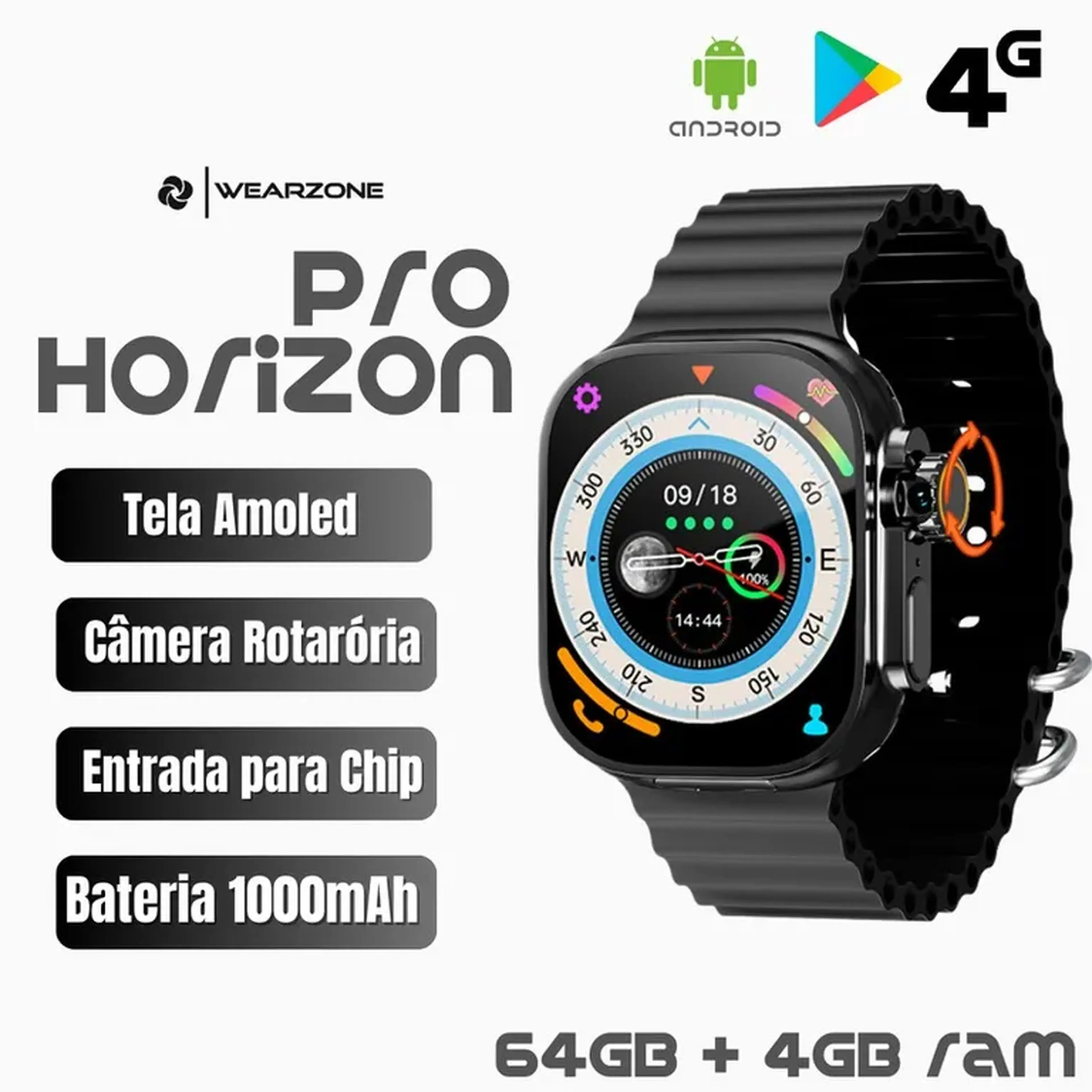 Horizon Pro 4G AMOLED 4-64Gb imagem