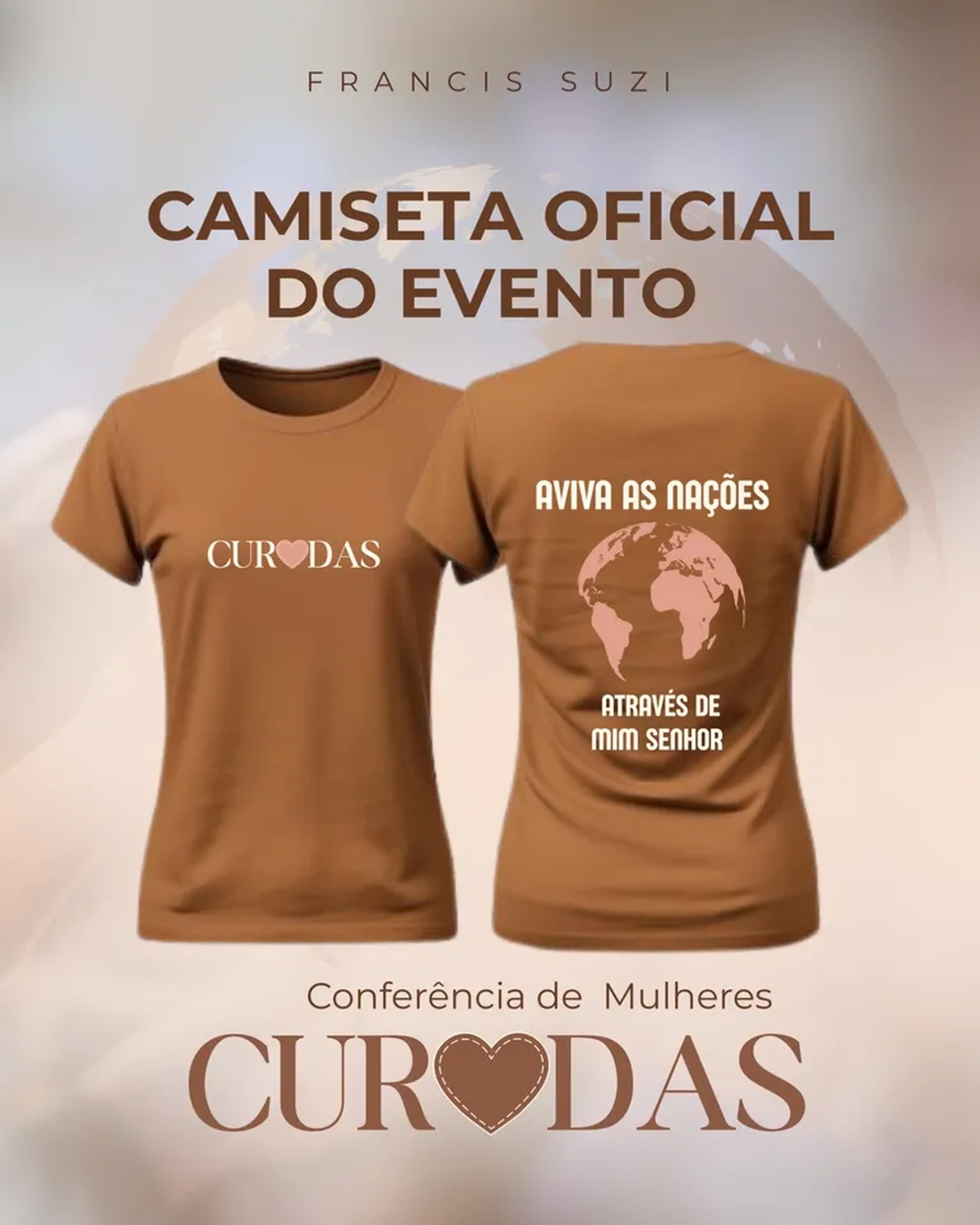 CAMISETA OFICIAL DA CONFERÊNCIA imagem