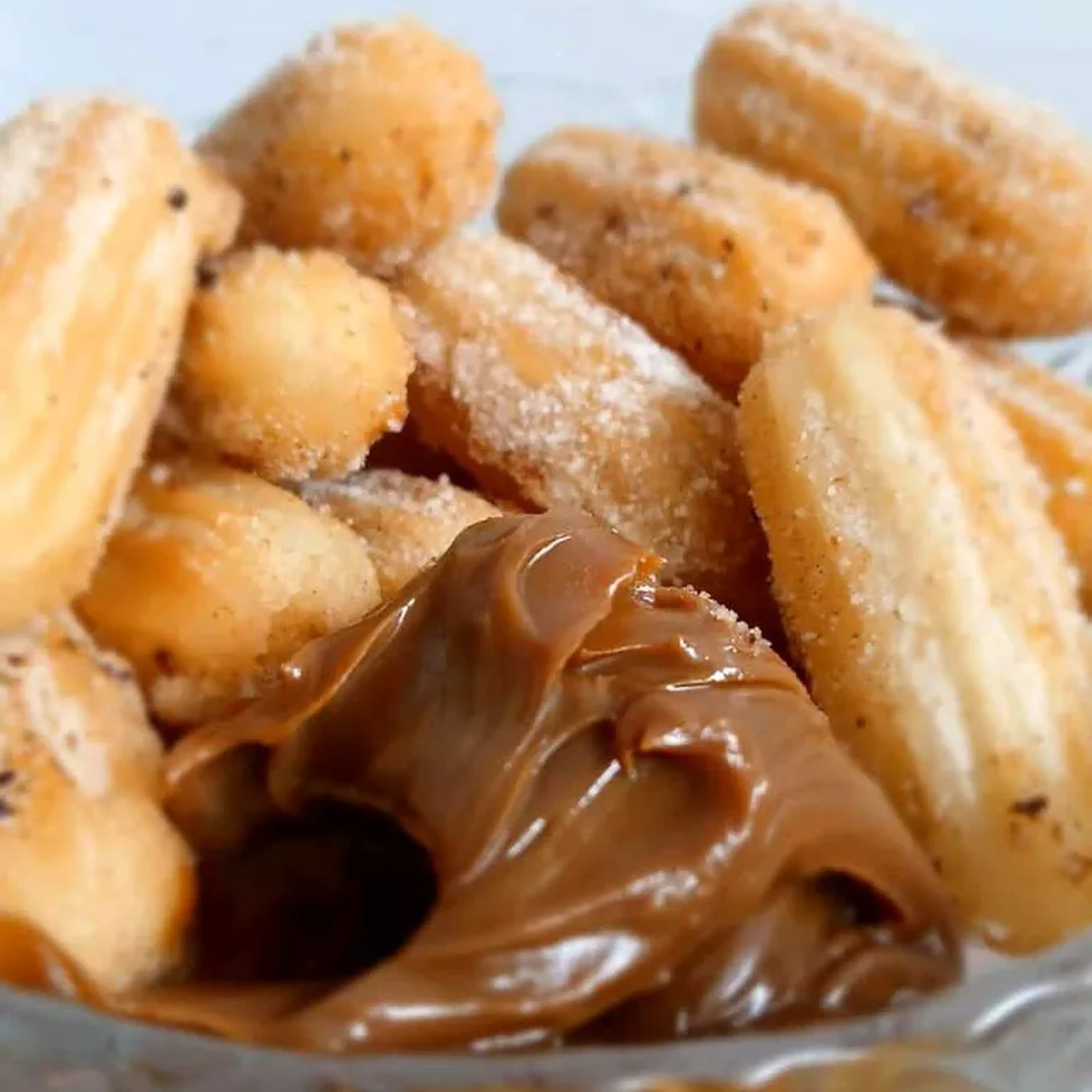 Mini churros doce de leite artesanal imagem