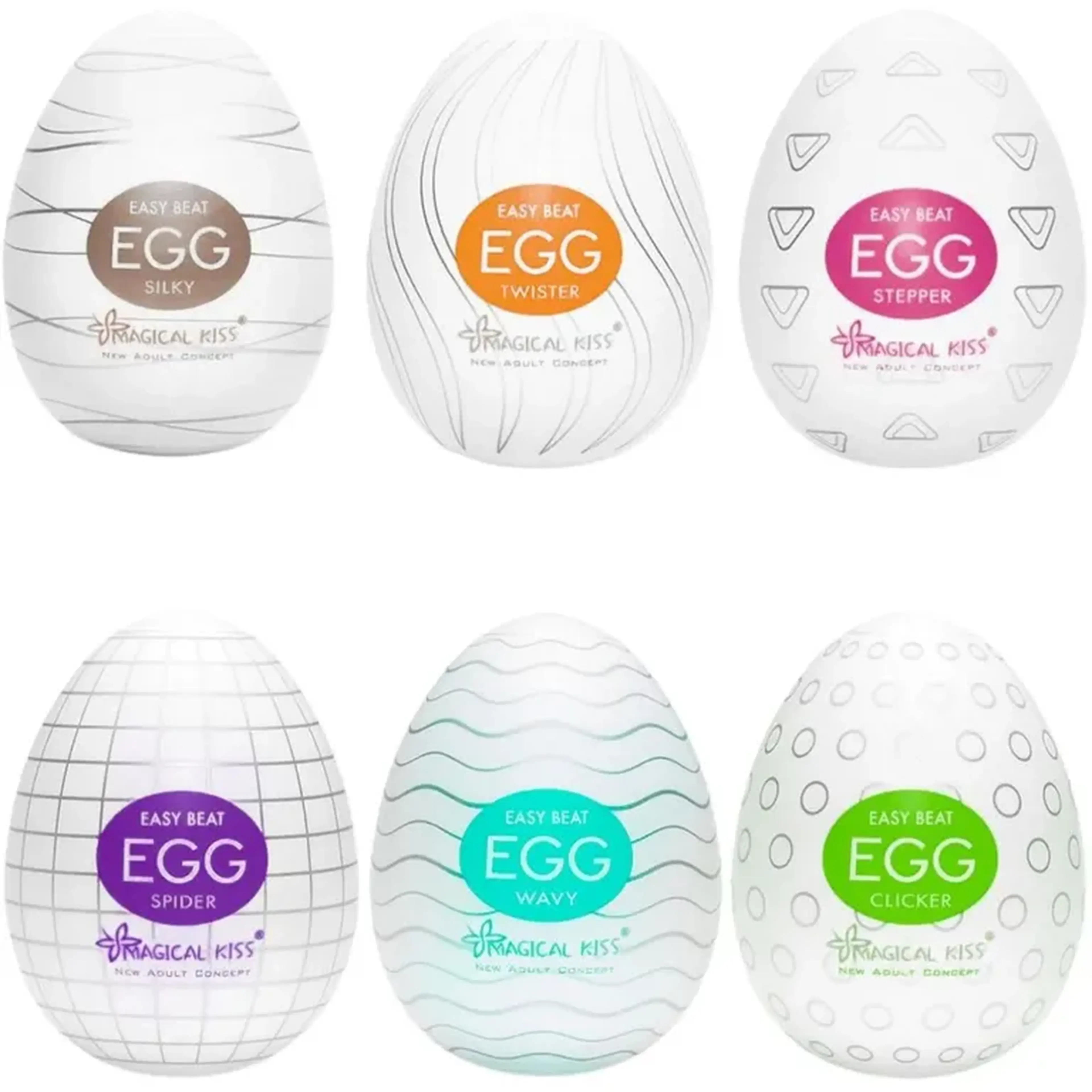 Masturbador Egg Magical Kiss Mega Import imagem