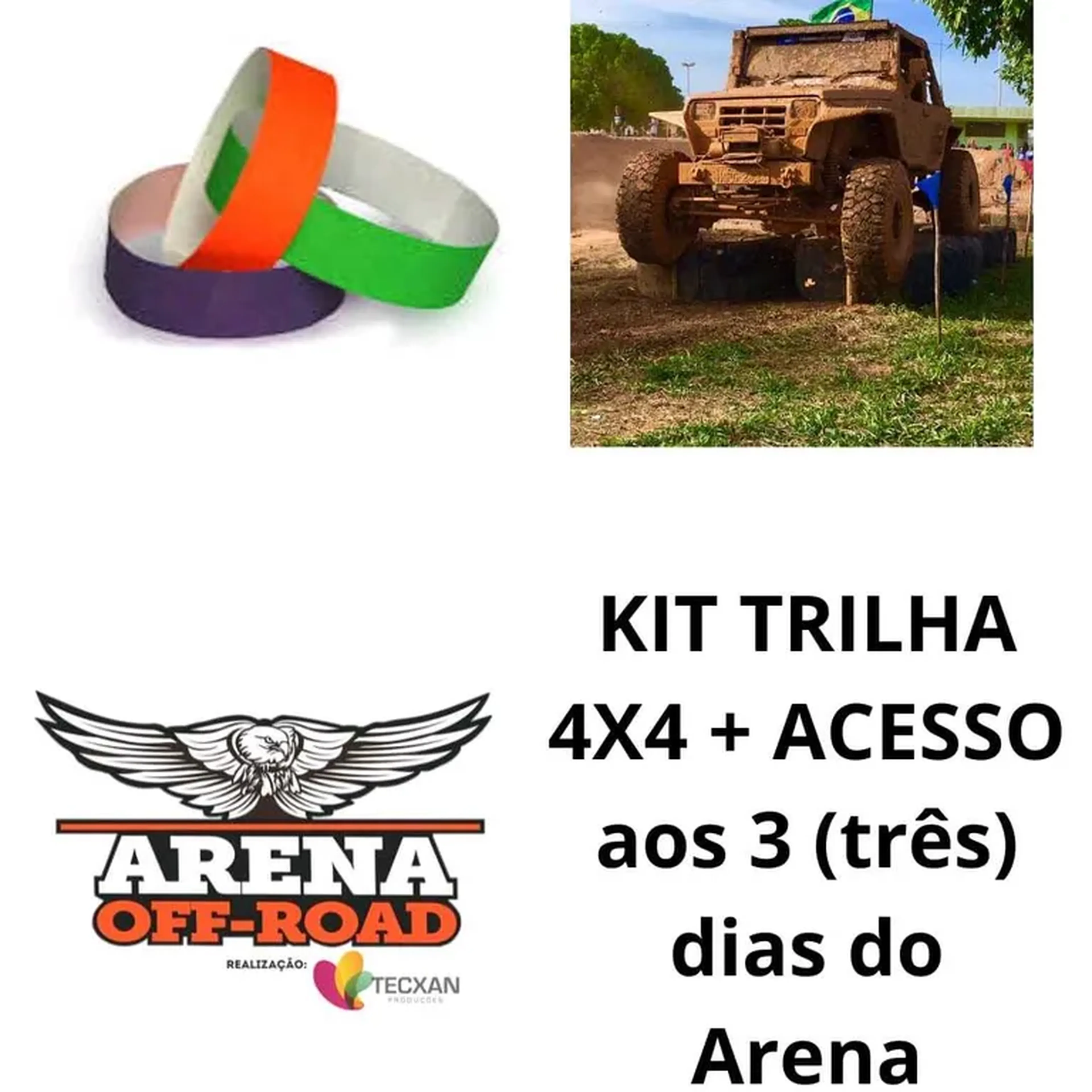 KIT TRILHA 4X4 COM ACESSO AO ARENA imagem