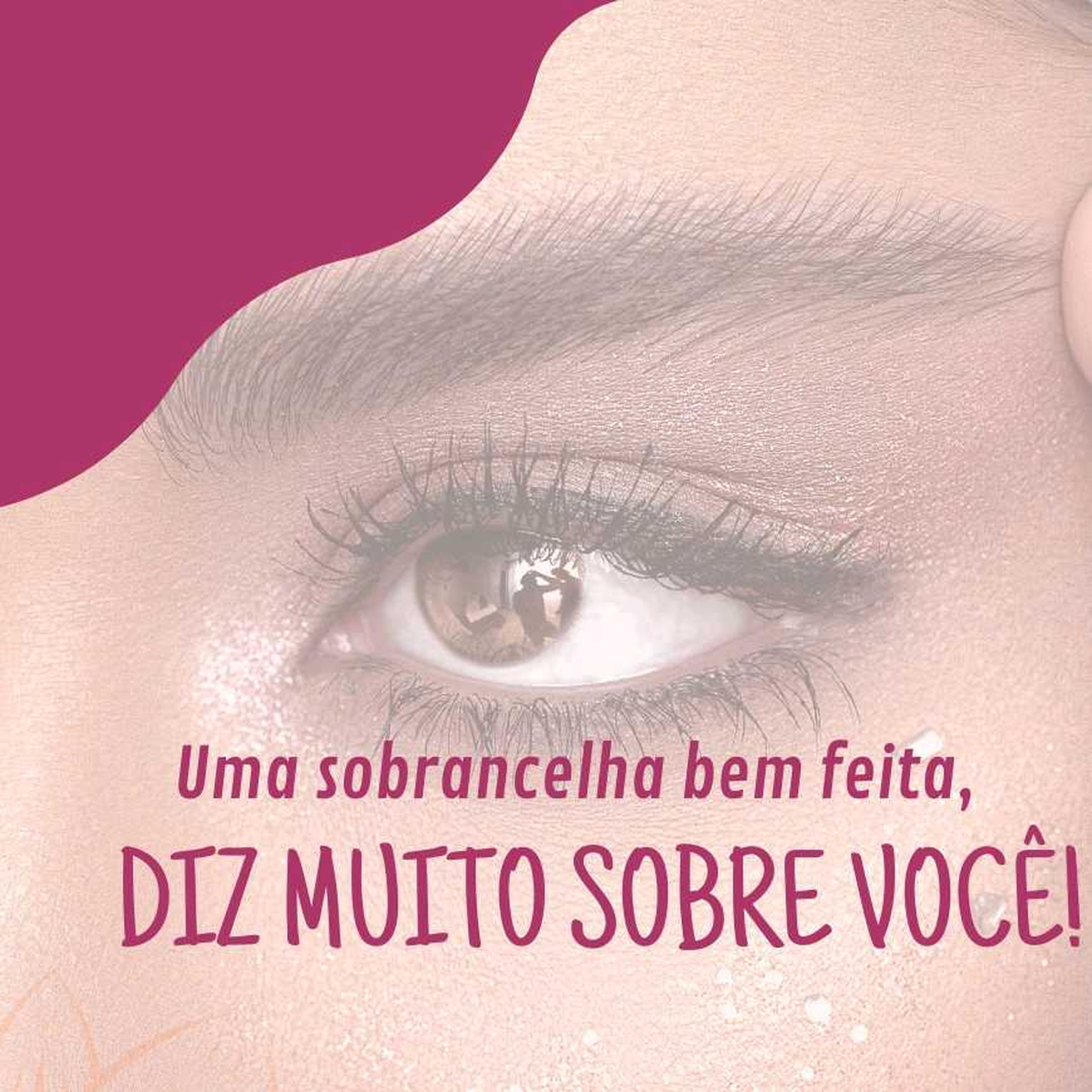 Sobrancelha sem degner imagem