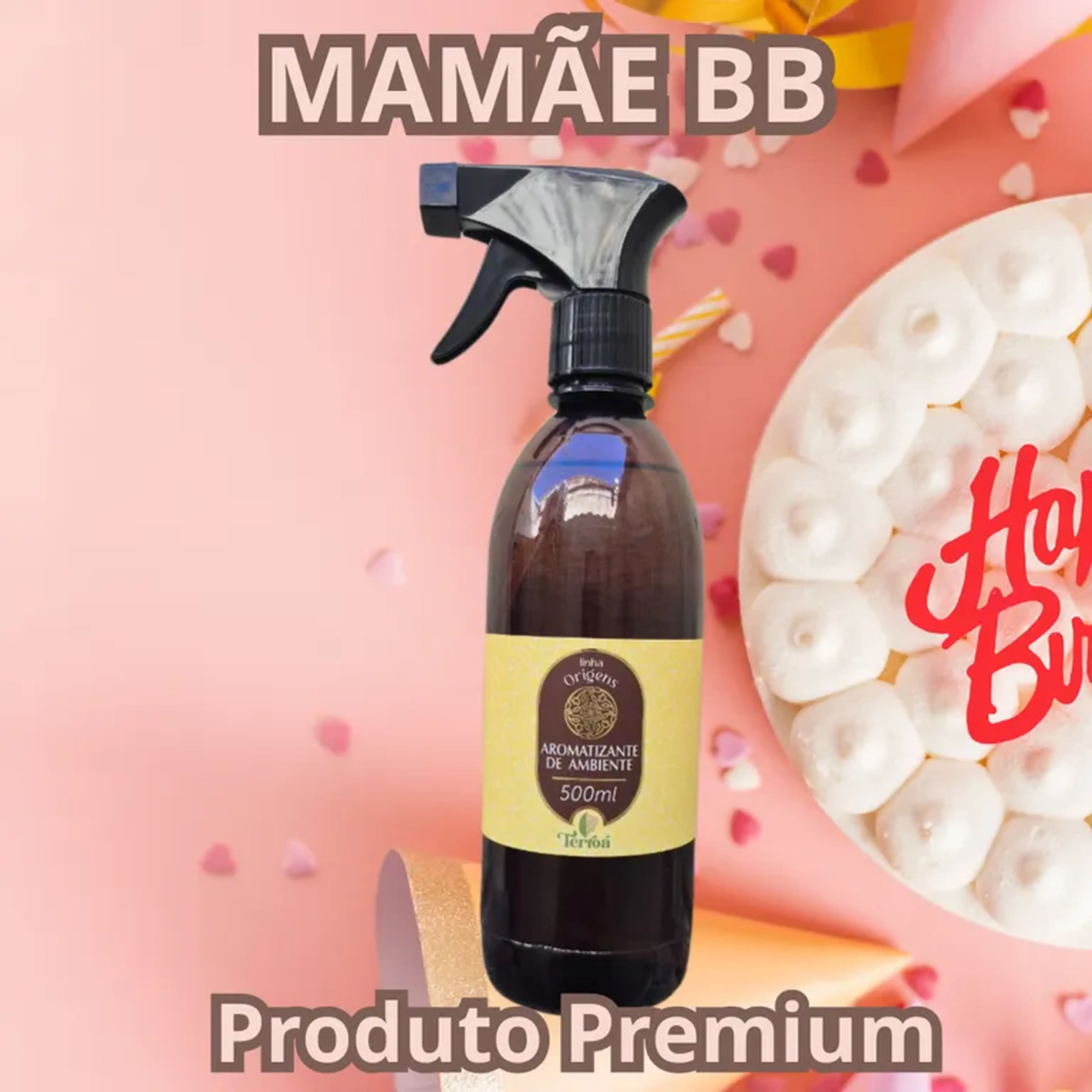 Aromatizante de Ambiente MAMÃE BB. Aroma Premium 500 ml imagem