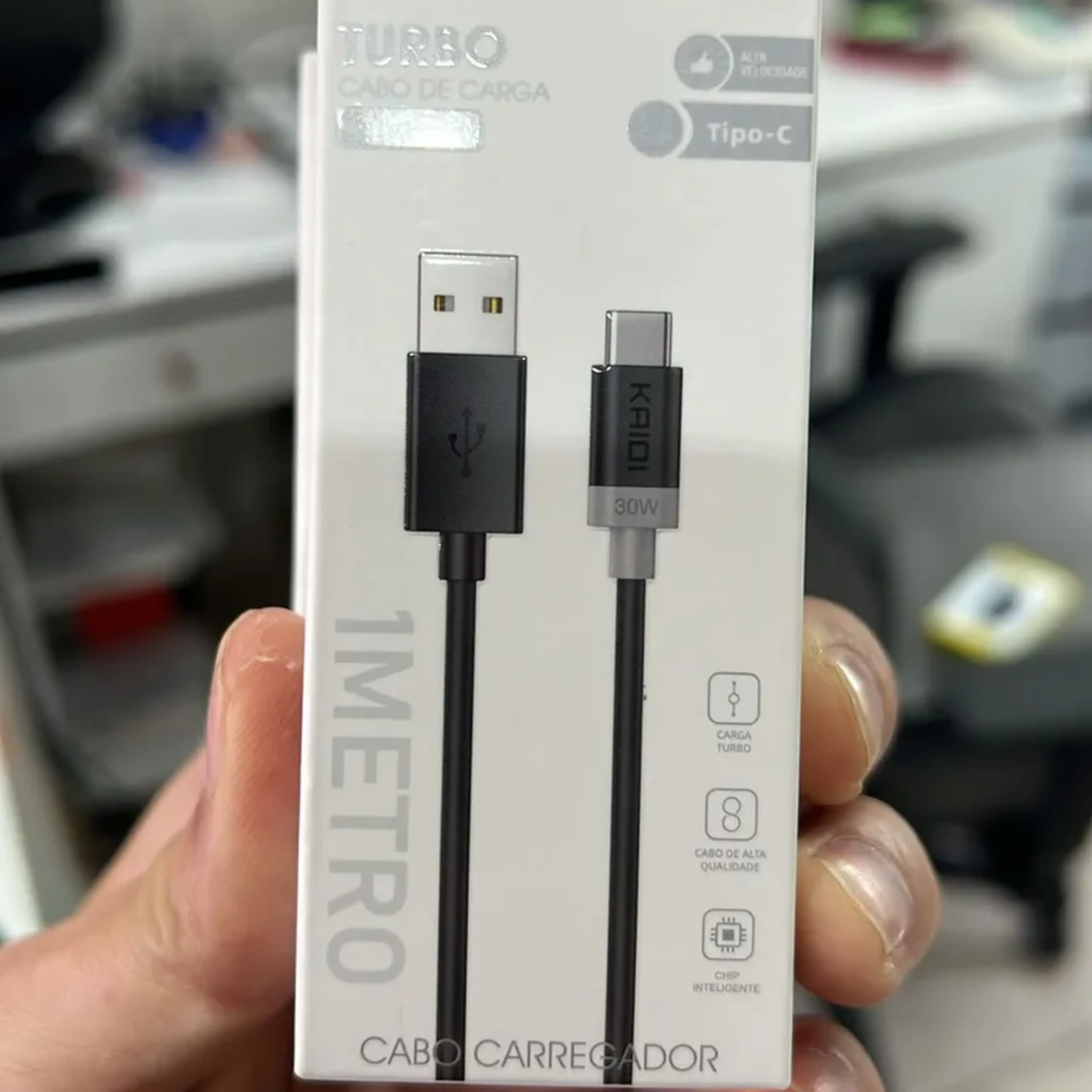 Cabo Turbo Kd-2503C 1 Metro Tipo -C imagem