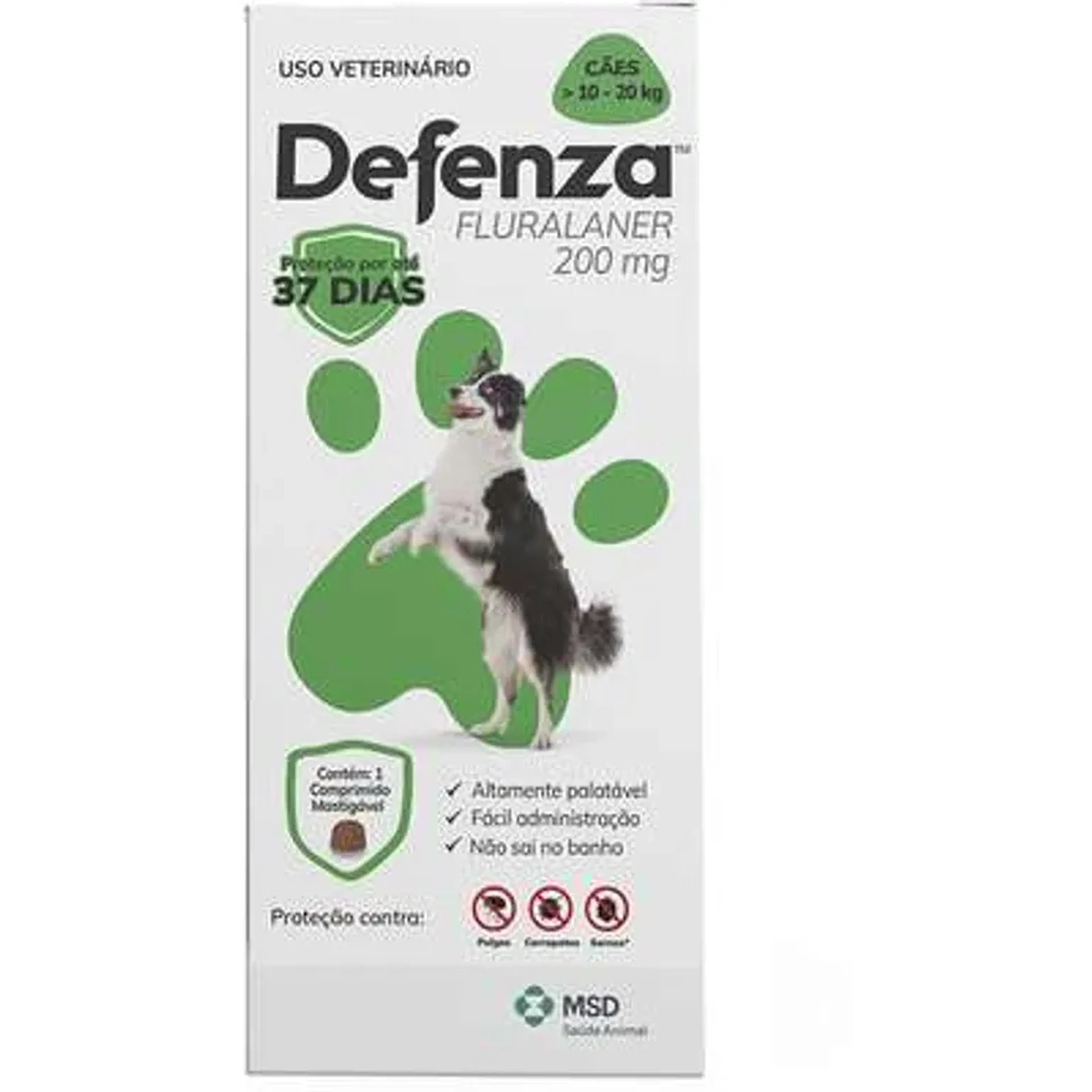 DEFENZA 200MG PARA CÃES (10 A 20KG) imagem