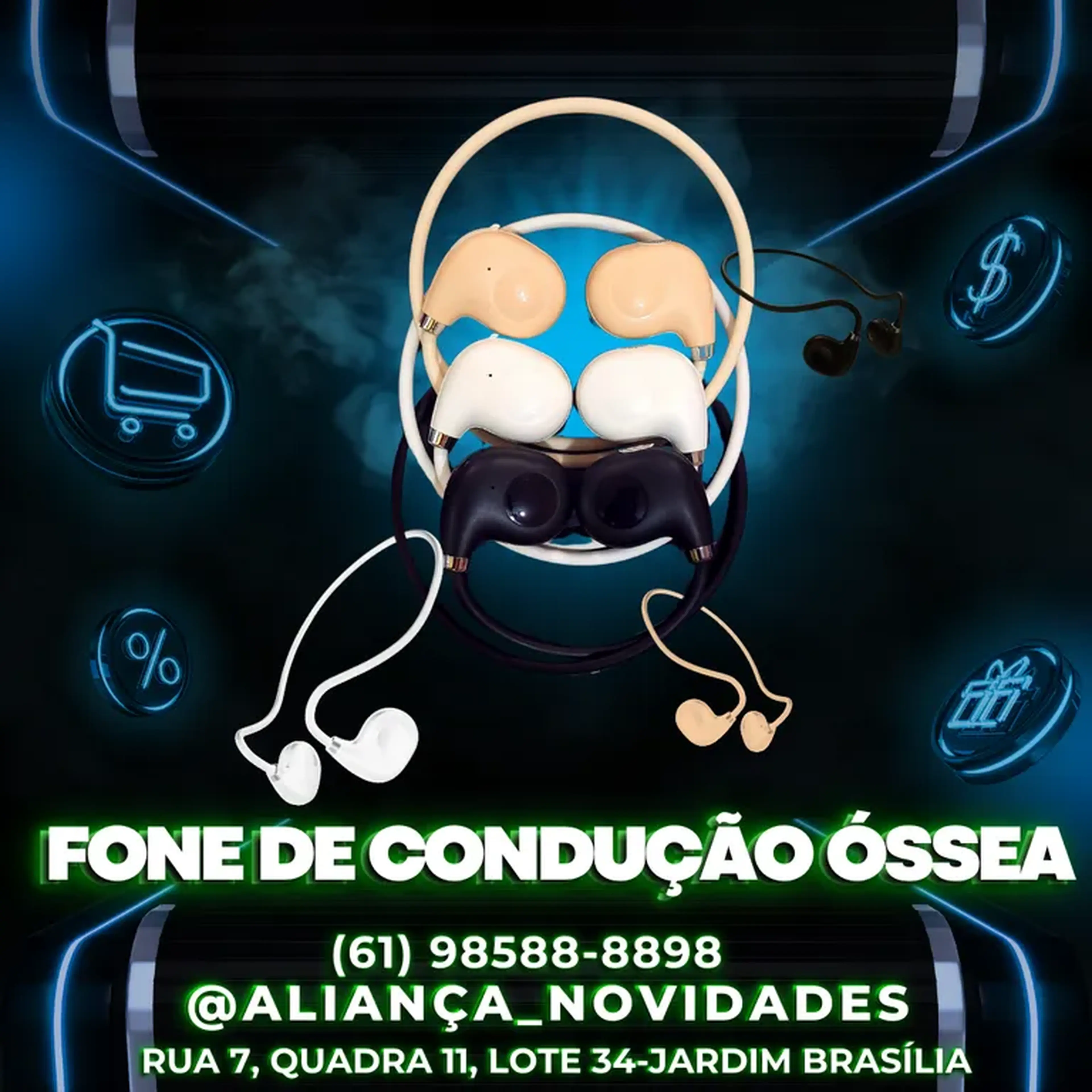 Fone De Condução Óssea imagem