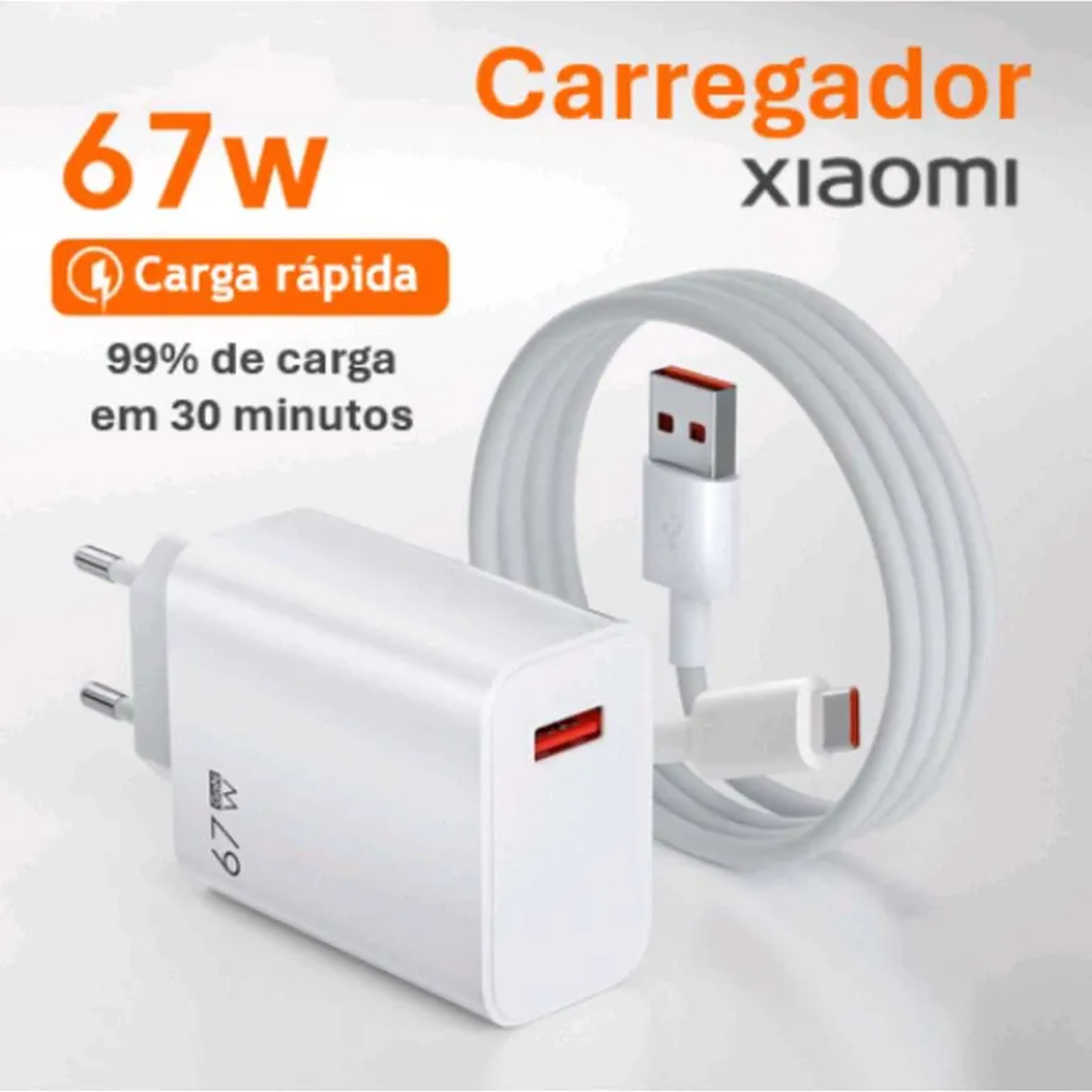 Carregador 67W Compatível Xiaomi imagem