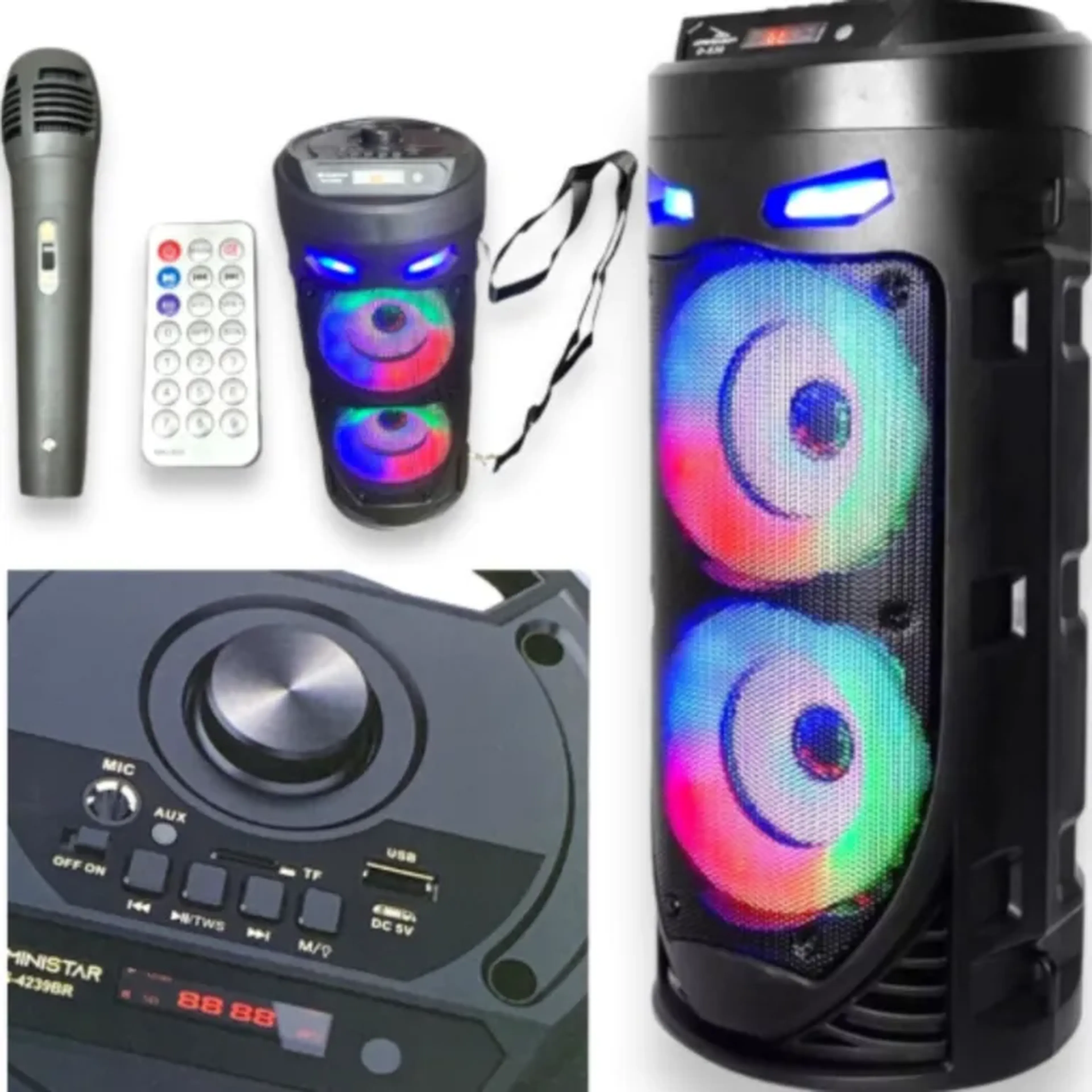 Caixa De Som Bluetooth Amplificada imagem