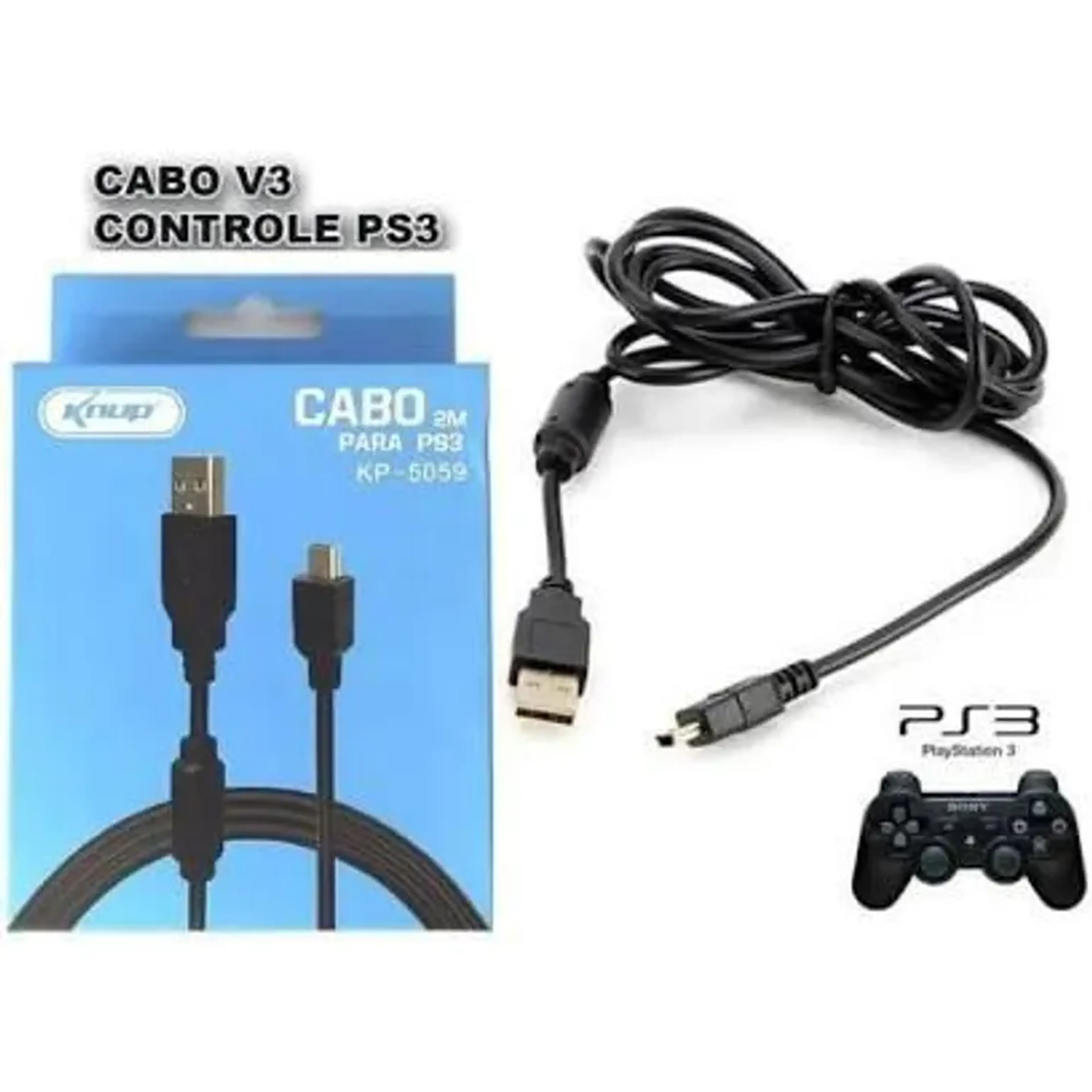 Cabo de Dados Cabo USB PS3 (Frete Grátis) imagem