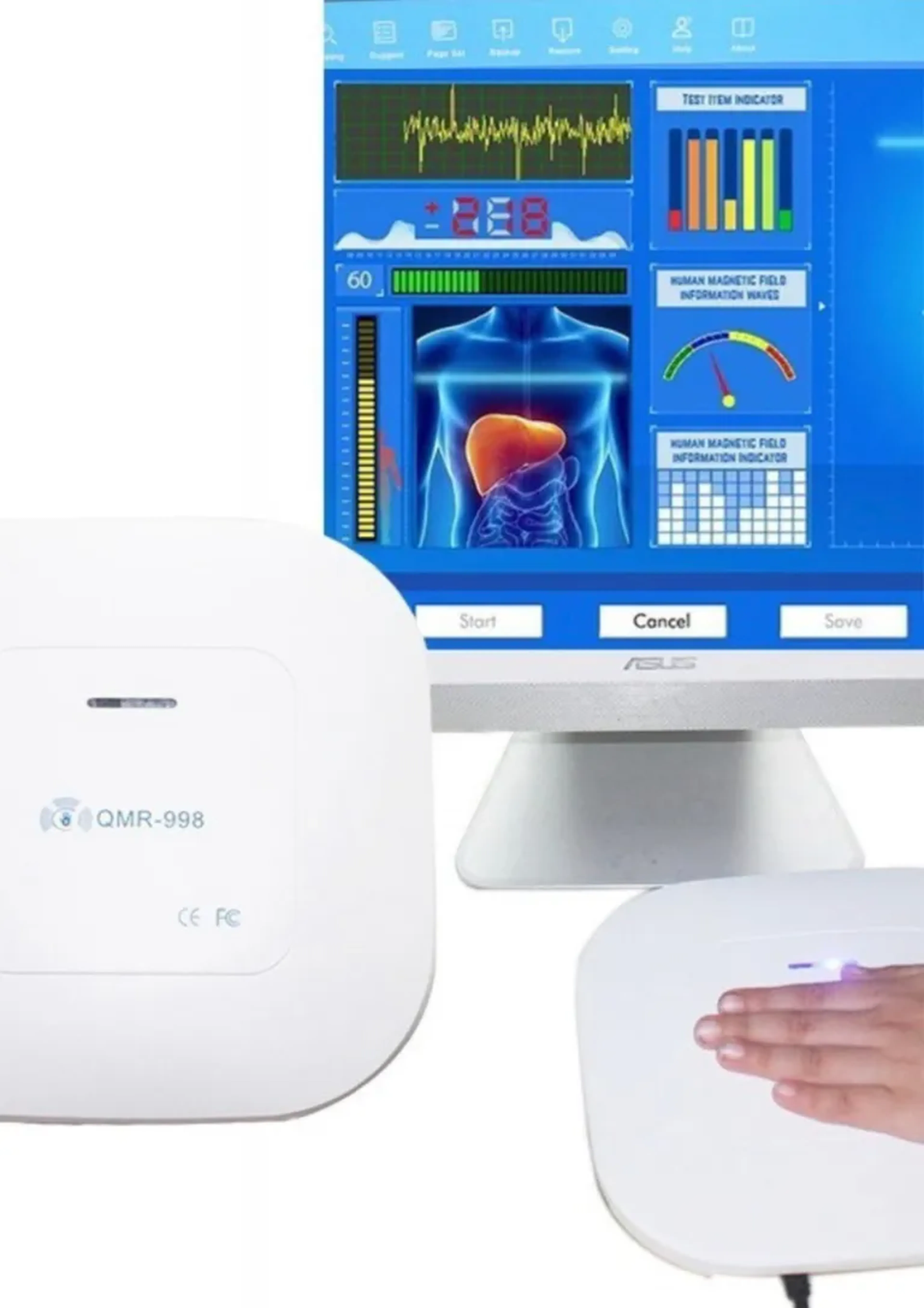 Equipamento completo Biorressonância QRMA imagem