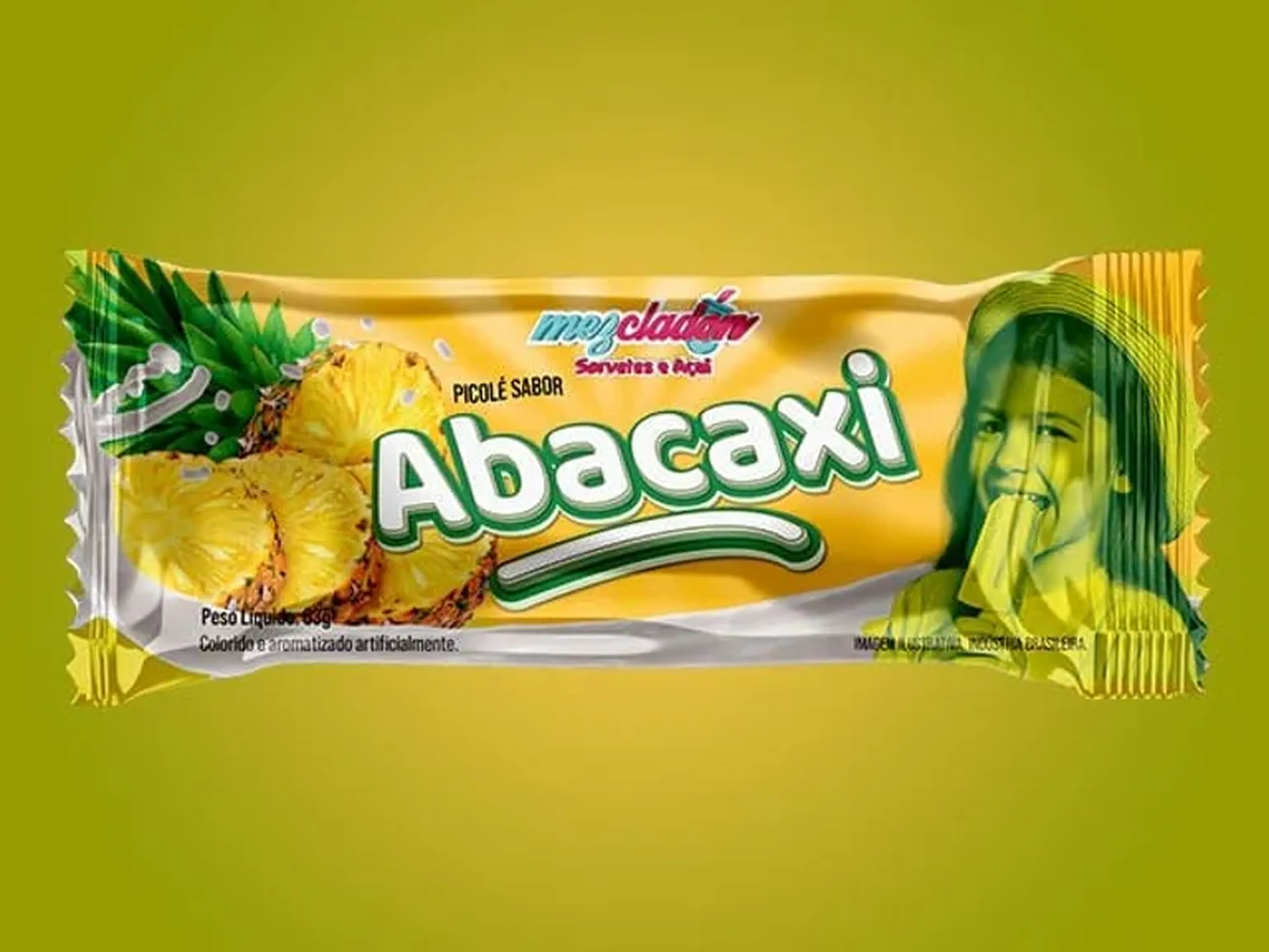 Picolé de Abacaxi Mezcladón imagem