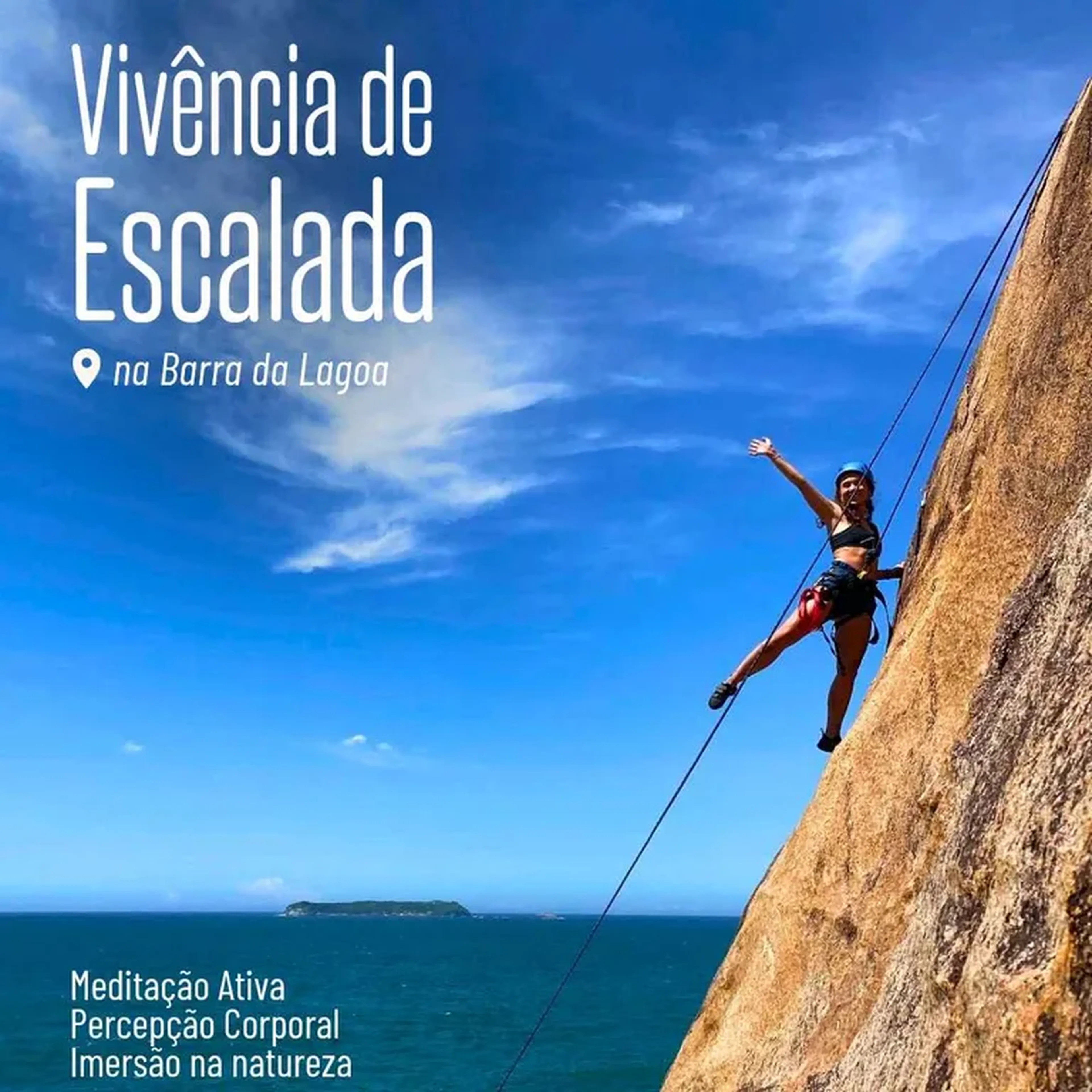 Vivência de Escalada em rocha imagem