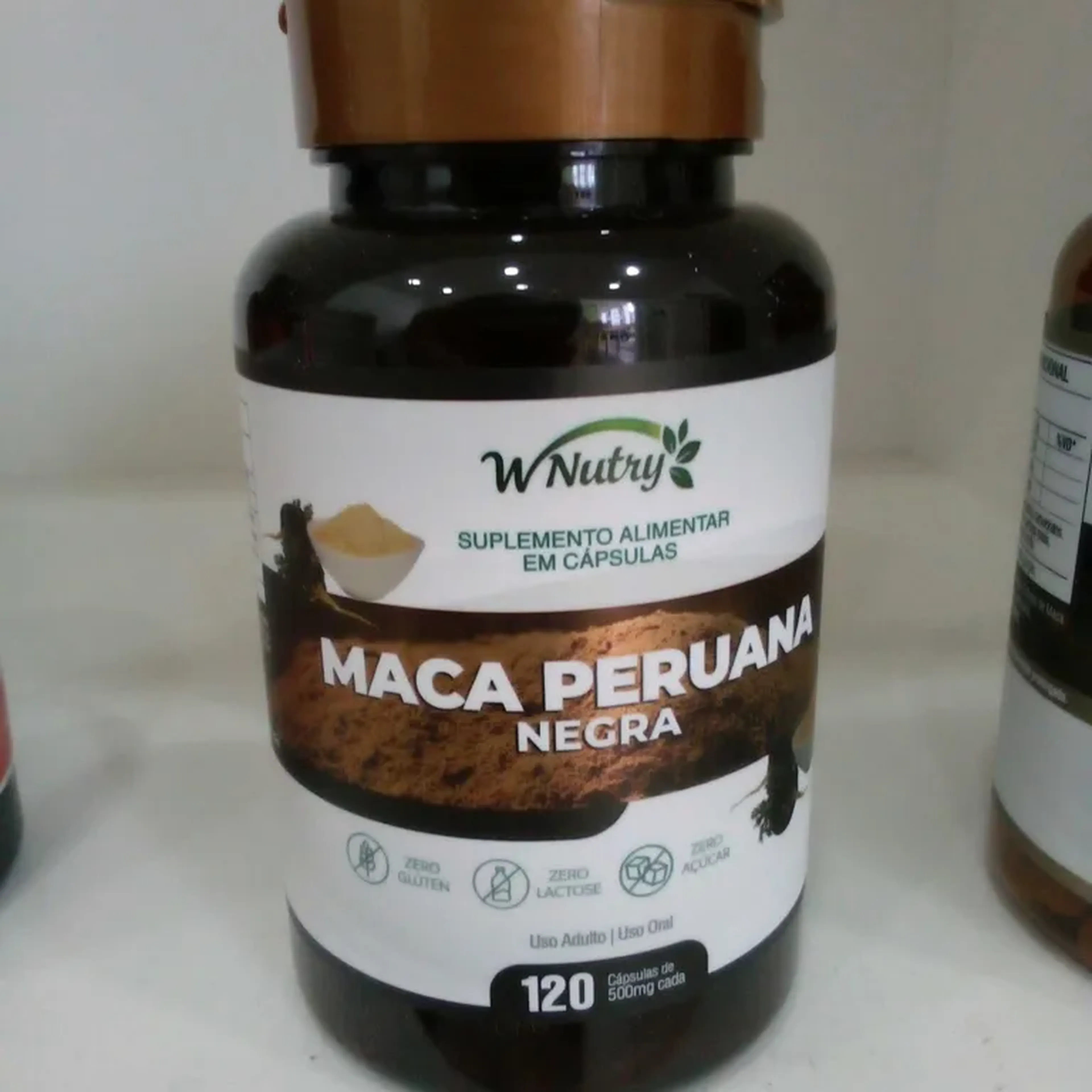 Maca peruana negra 120 caps imagem